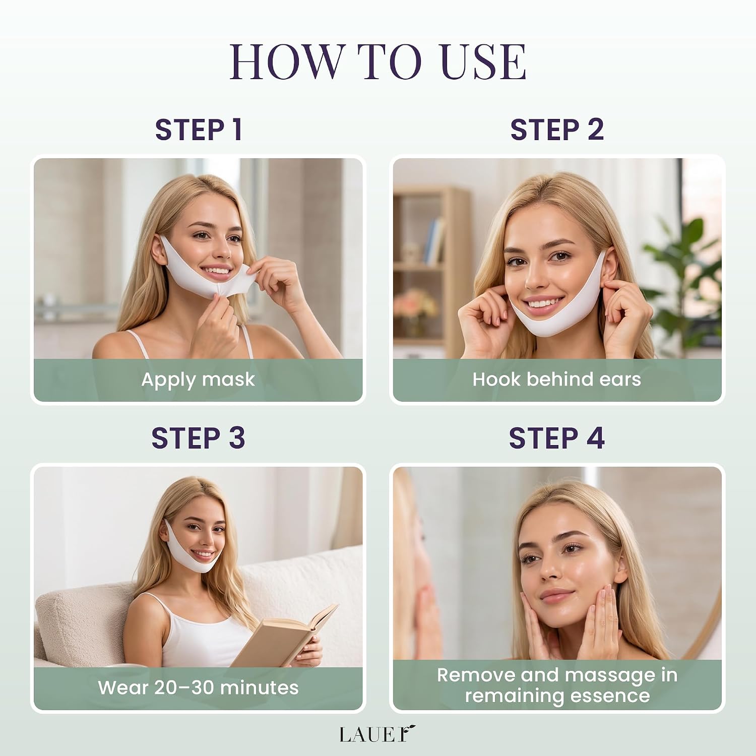 Thumbnail 5 de LAUER COSMETIC Hydrogel Mask 5 Count