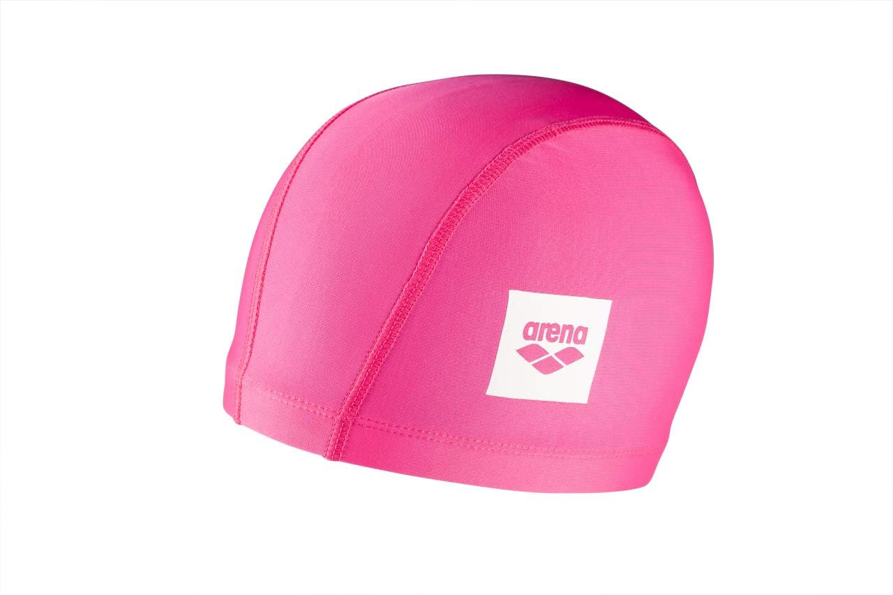 Detalle de Arena Unix II Unisex Stoff-Badekappe – Schnelltrocknende, flexible Schwimmkappe aus Stretchstoff