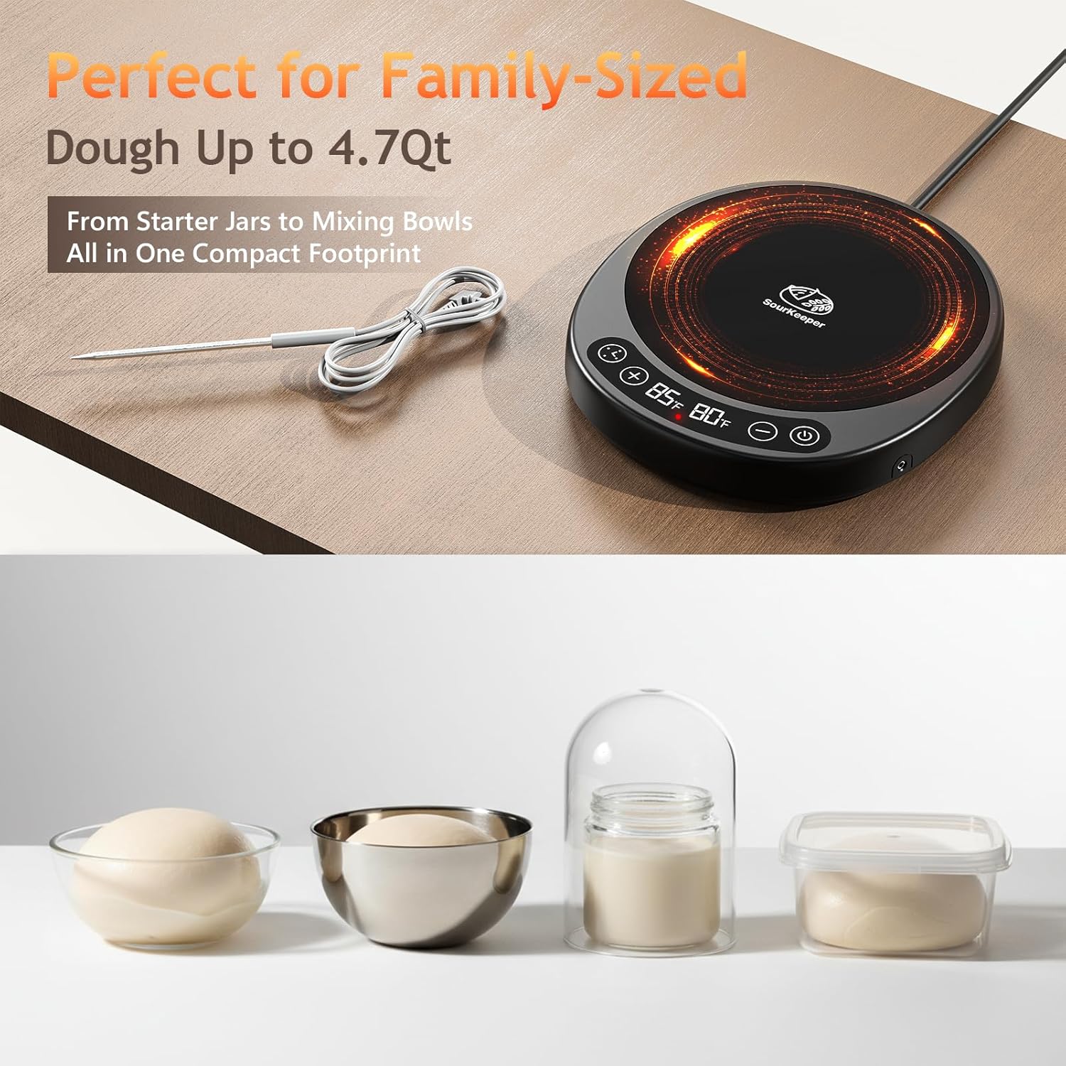 Thumbnail 2 de Pakusane SourKeeper Sourdough Warmer 24H 🍞