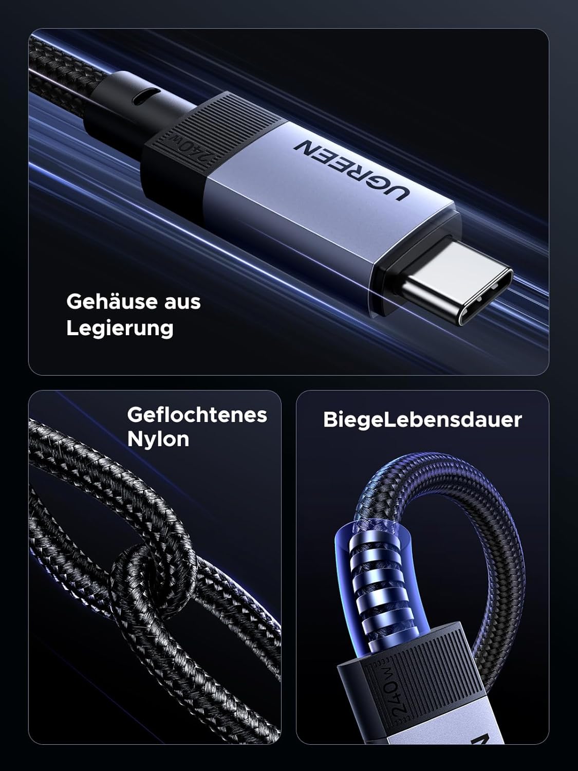 Thumbnail 5 de UGREEN USB C Kabel USB4 40 Gbps, 1 m