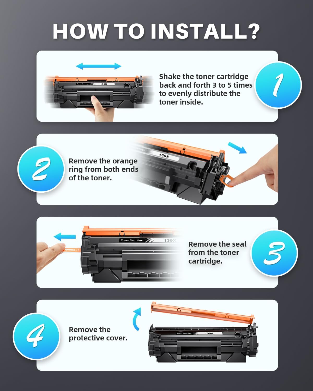 Thumbnail 5 de INK4U Toner 139X 139A noir, 4000 pages