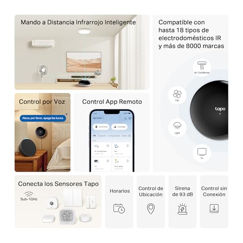 Detalle 2 de Tapo H110: mando a distancia por infrarrojos todo en uno compatible con 18 tipos de dispositivos