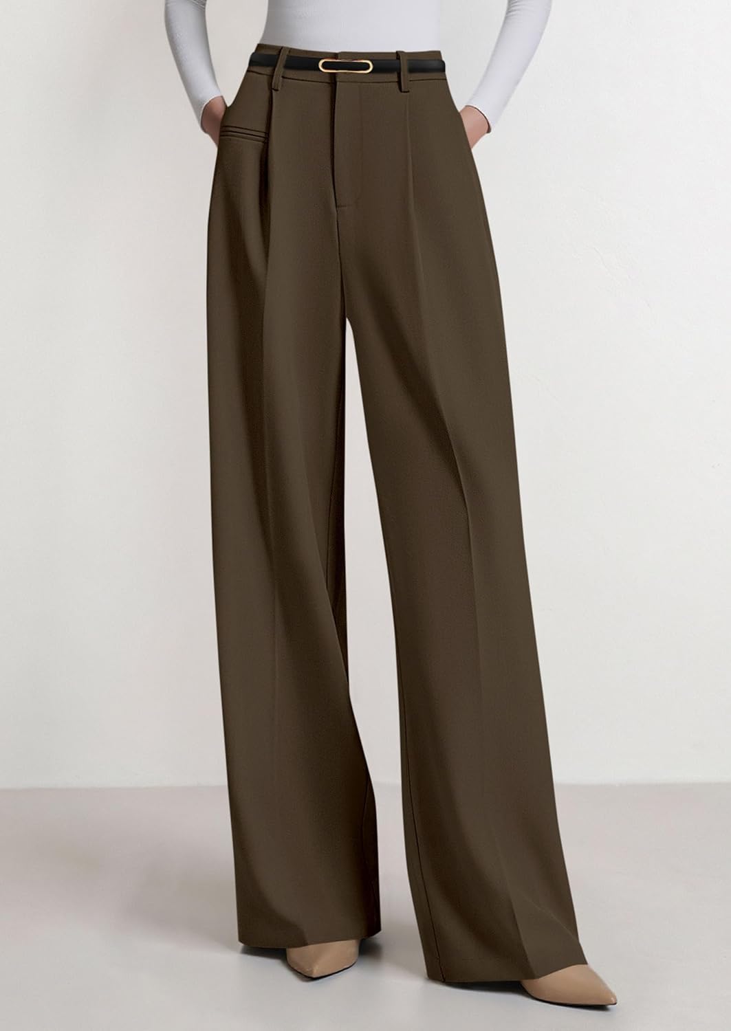 Thumbnail 2 de PRETTYGARDEN Womens Wide Leg Dress Pants 2026 – High Waisted, Light & Flowing Palazzo Trousers