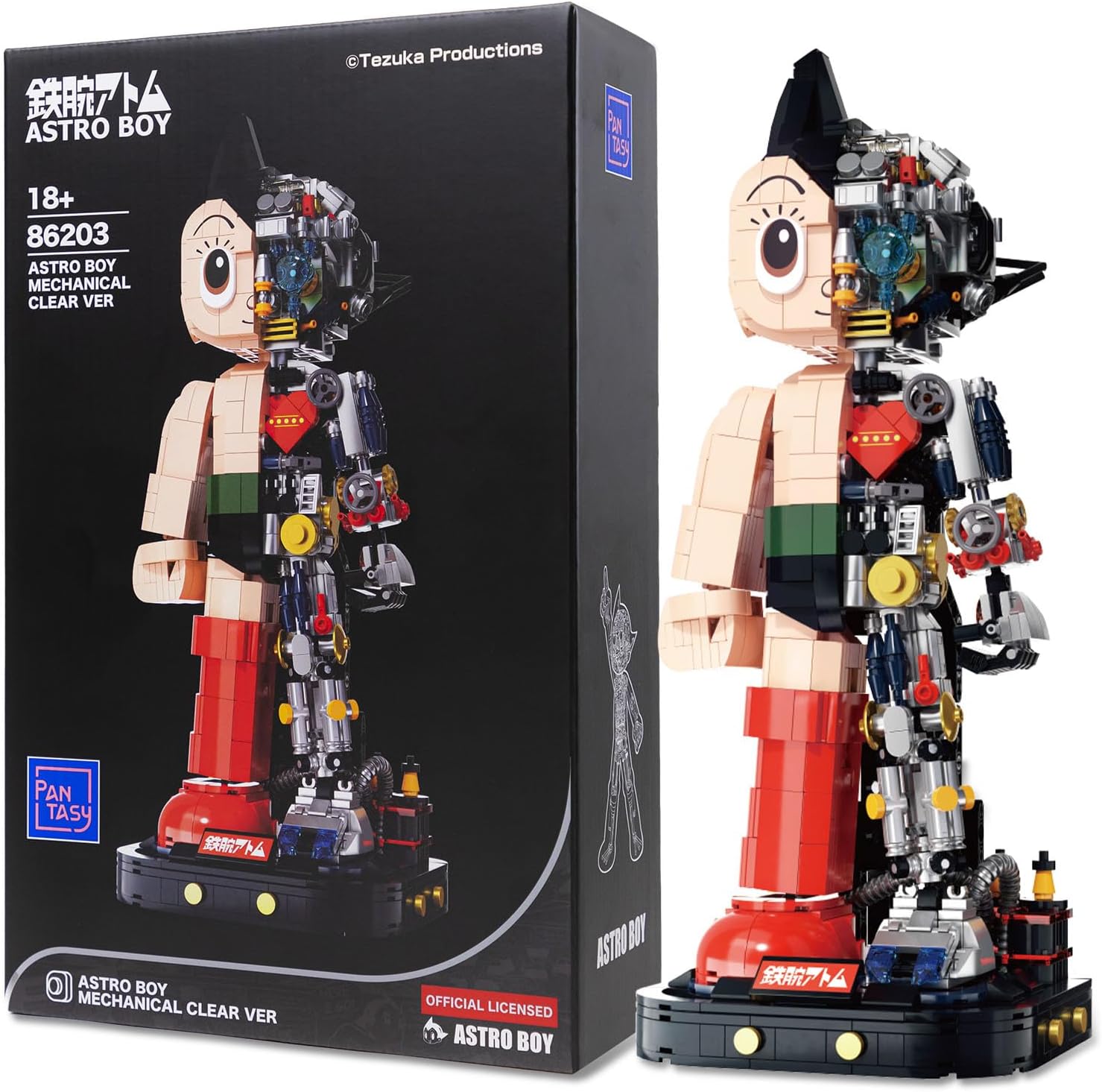 Detalle de PANTASY Astro Boy Robot Set de Construction 32 cm – Astro Boy Mechanical Clear