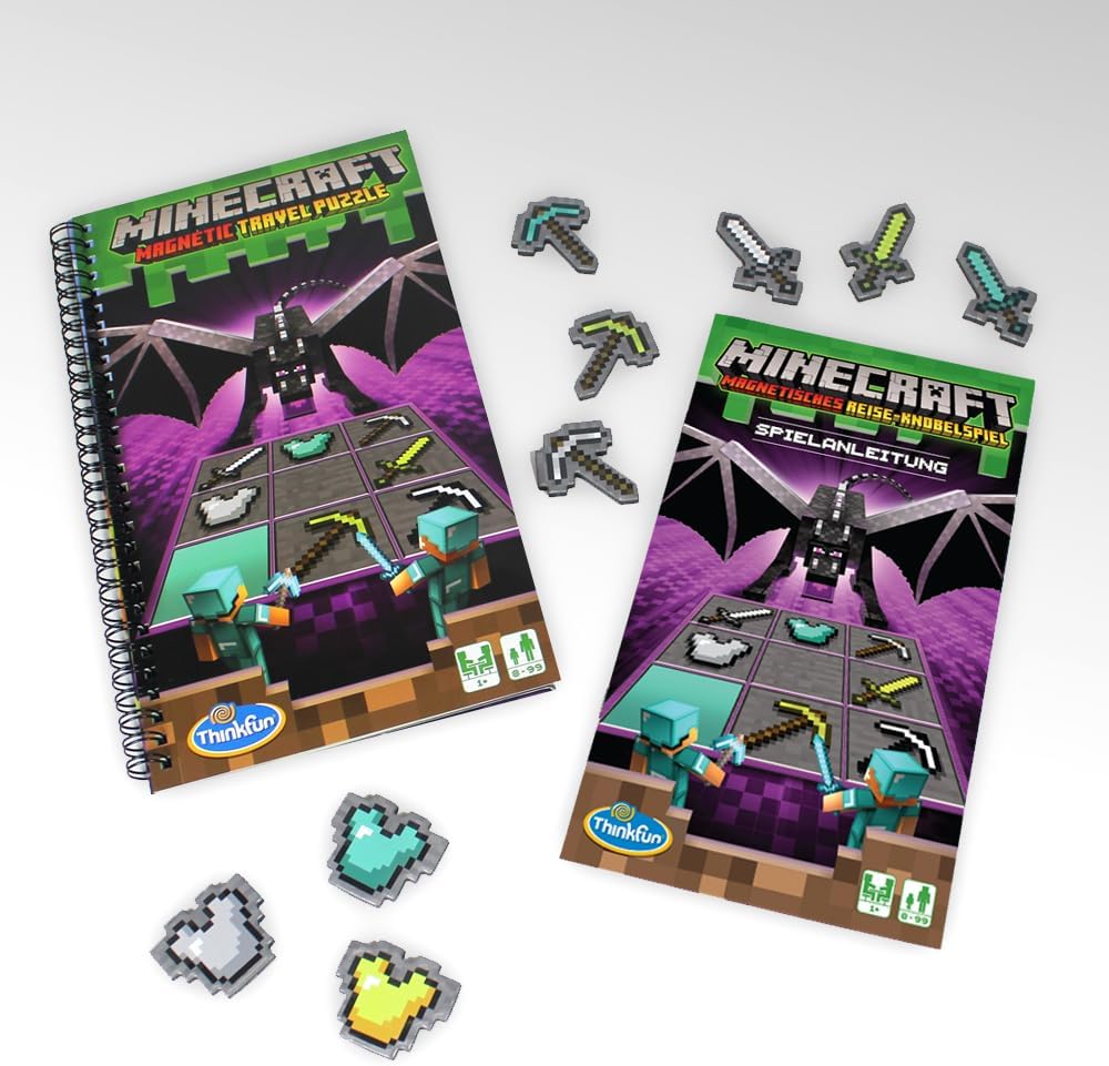 Detalle 2 de ThinkFun 76402 Minecraft magnetisches Reisespiel