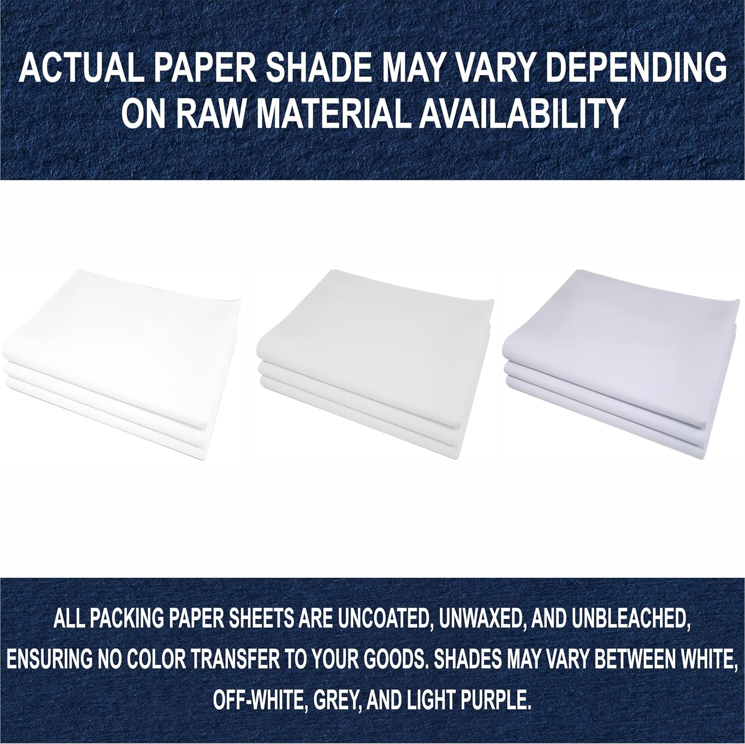 Thumbnail 5 de Purple Papers 320-Sheet Packing Paper, 27" x 17" Ink-Free Sheets