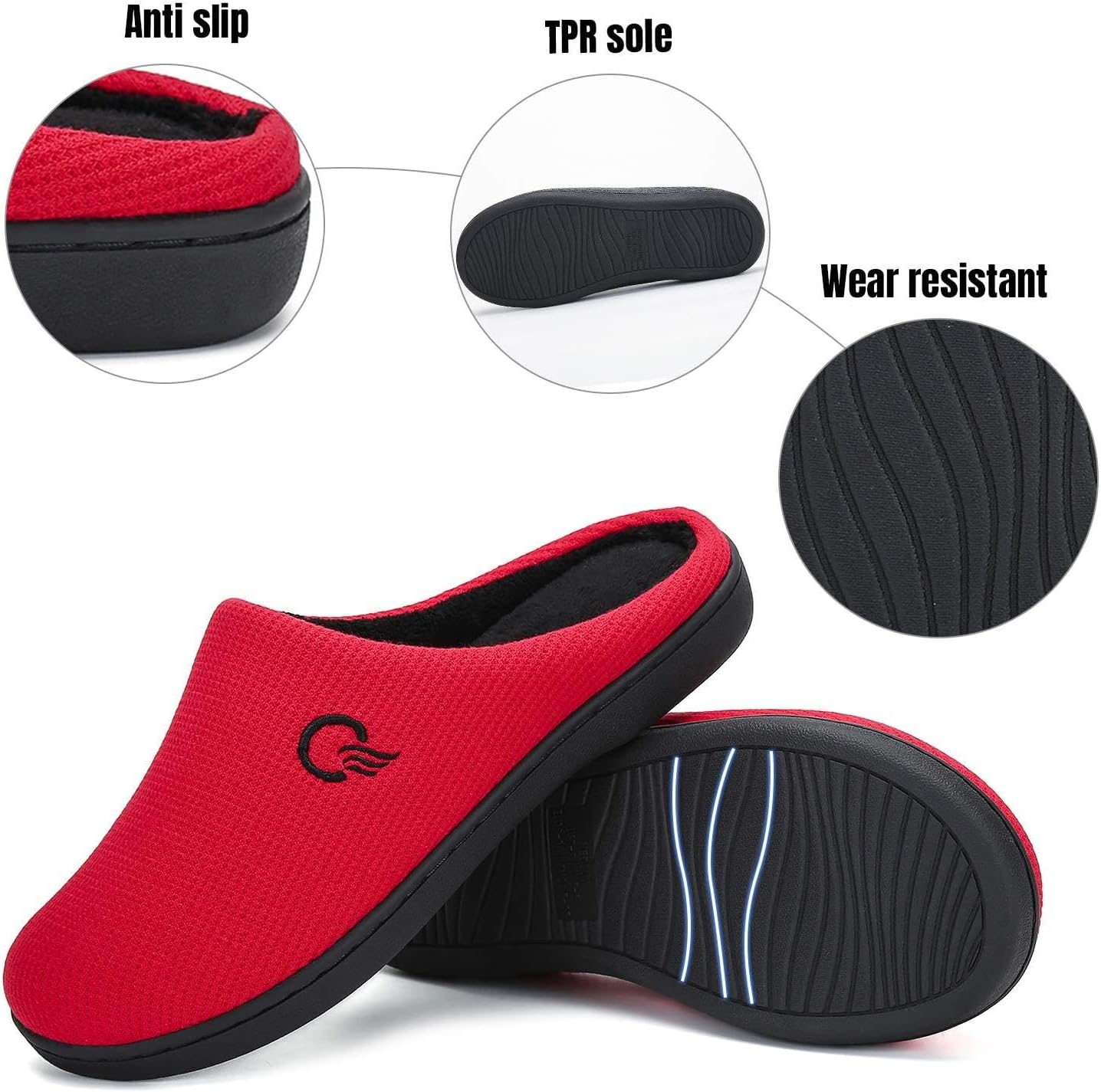Thumbnail 5 de Mishansha Pantuflas de espuma viscoelástica 36-47