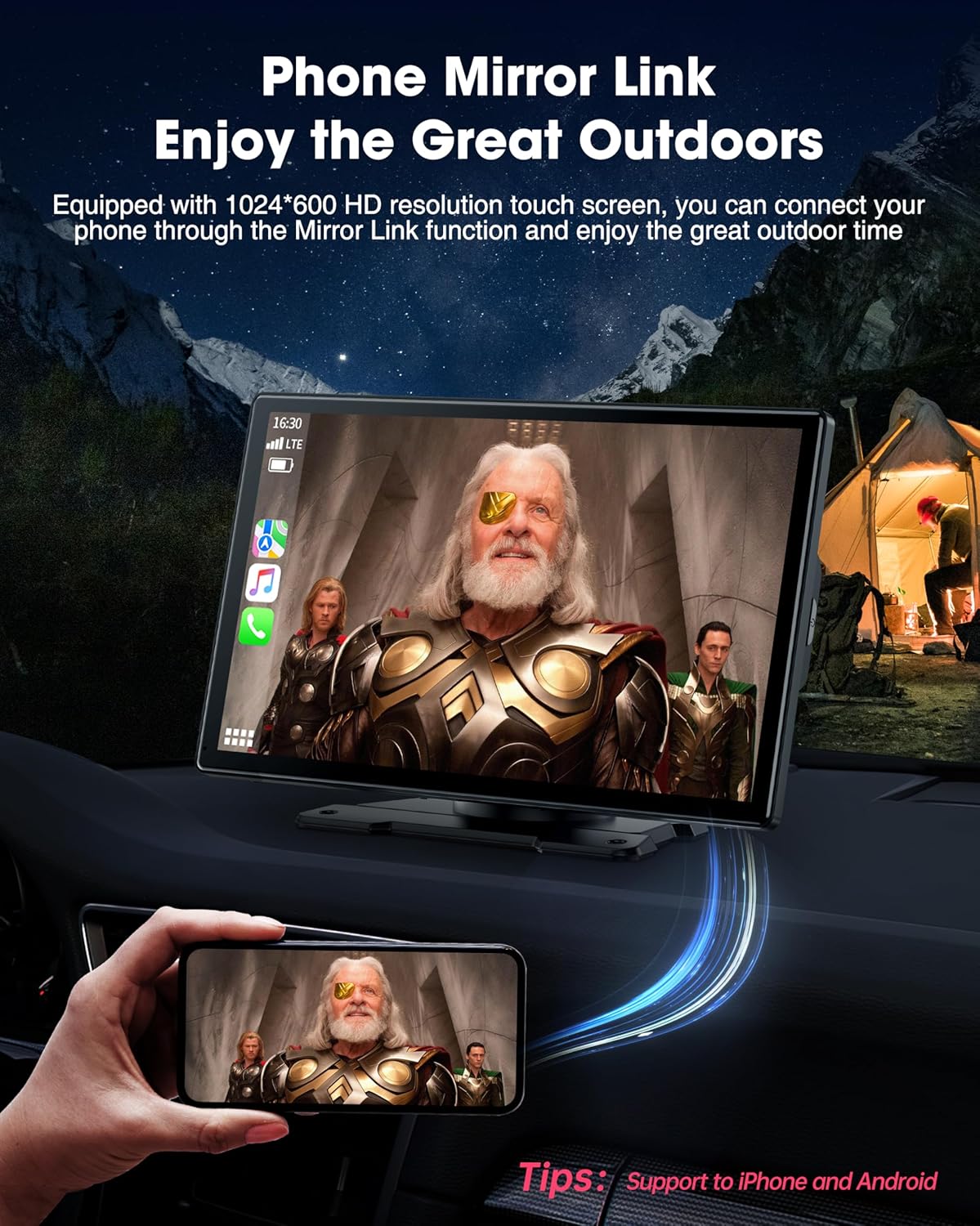 Thumbnail 3 de LAMTTO 9-inch Wireless Car Stereo with CarPlay ๐ป