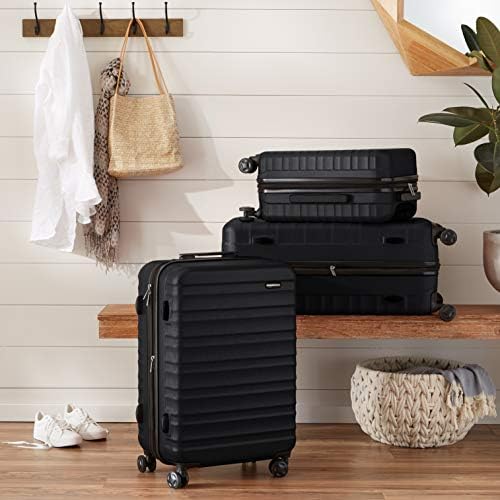 Thumbnail 6 de Amazon Basics Maleta Rígida Mediana Extensible (68 × 45,1 × 28,6 cm) con 4 Ruedas – Negro