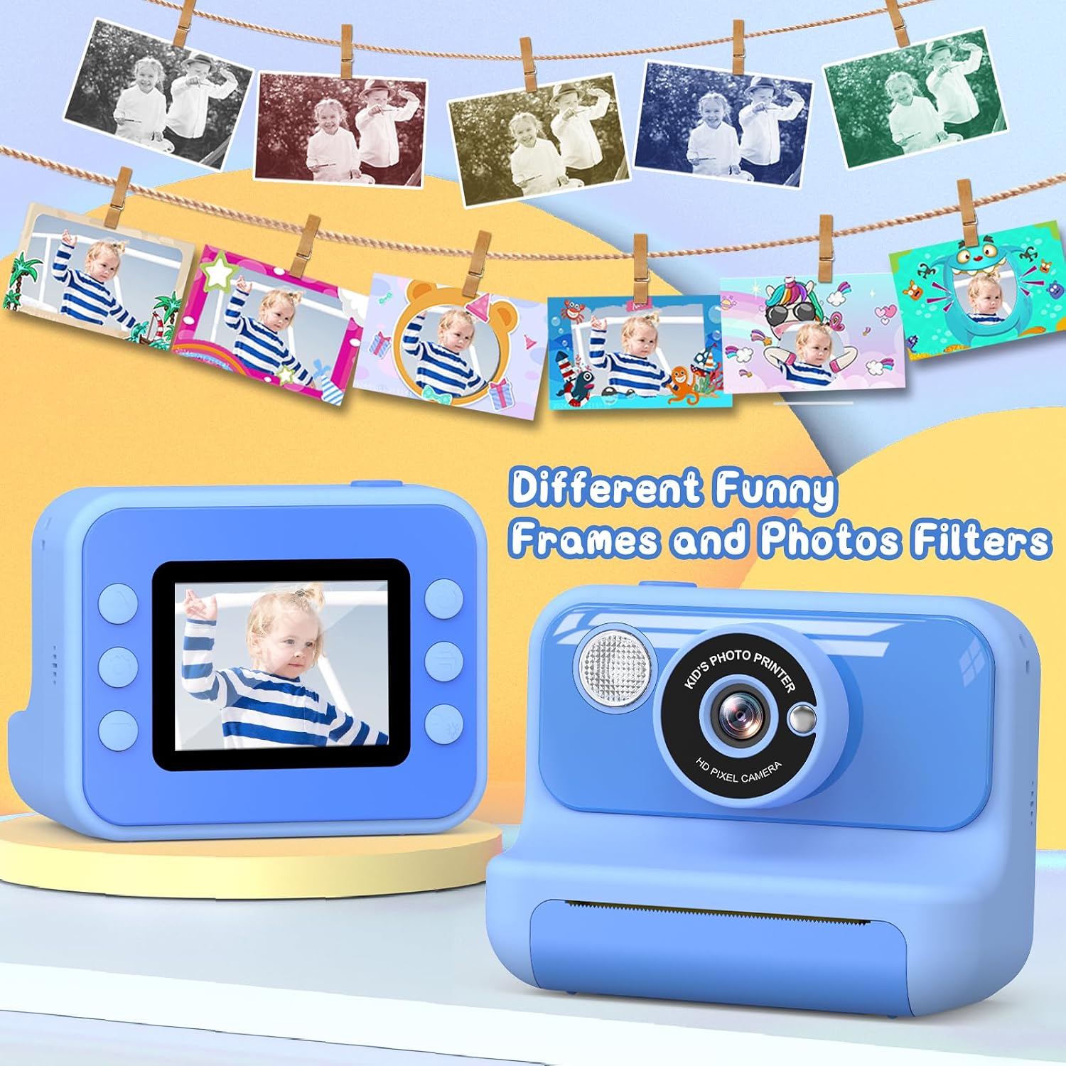 Detalle de Kids instant print camera 2.4 inch