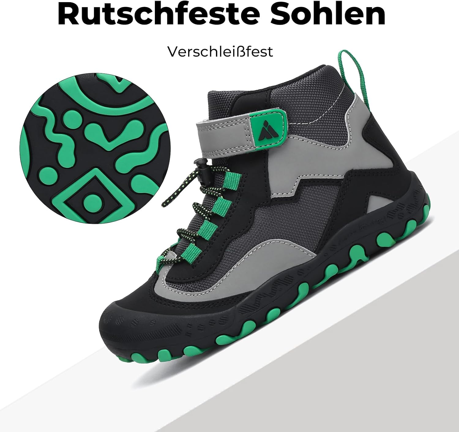 Thumbnail 5 de Mishansha Kinder Wanderschuhe & Trekkingstiefel – leicht, rutschfest und mit Schnellverschluss