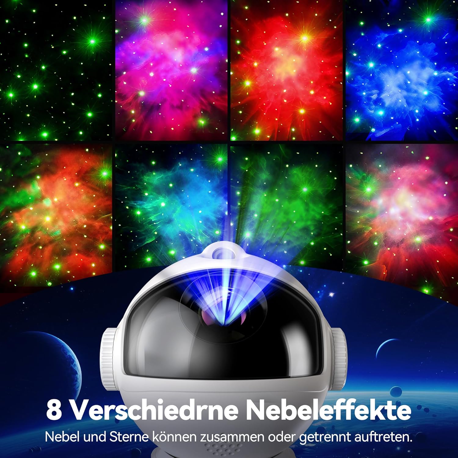 Detalle 2 de TechRise Astronaut Sternenhimmel Projektor