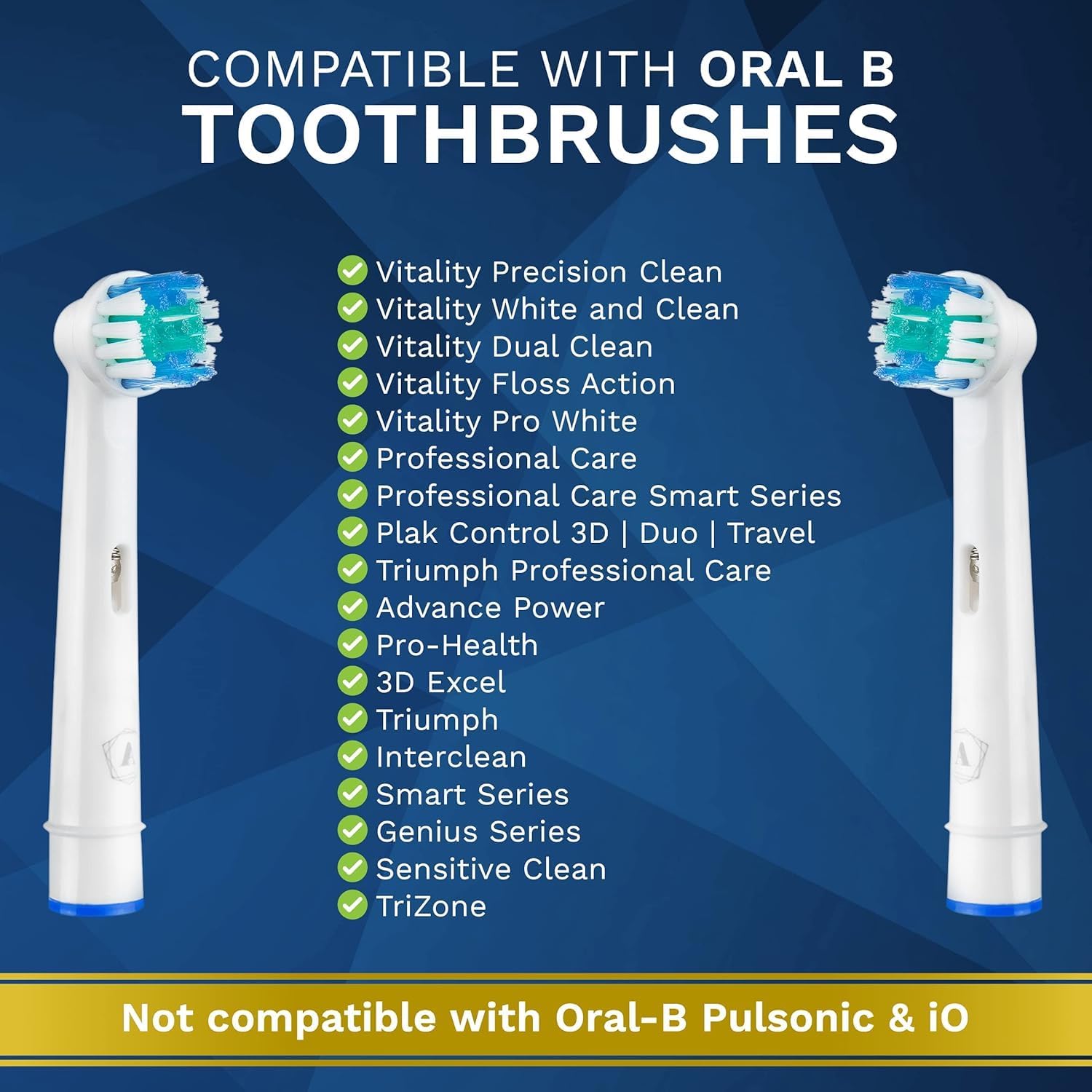 Detalle 2 de Oral‑B Compatible Toothbrush Heads 16 Pack 🪥