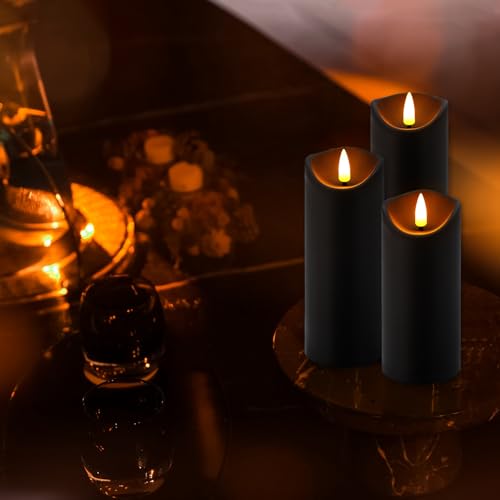 Detalle de LIVEN 24 Pack Halloween Decoration Flickering Flameless Candles