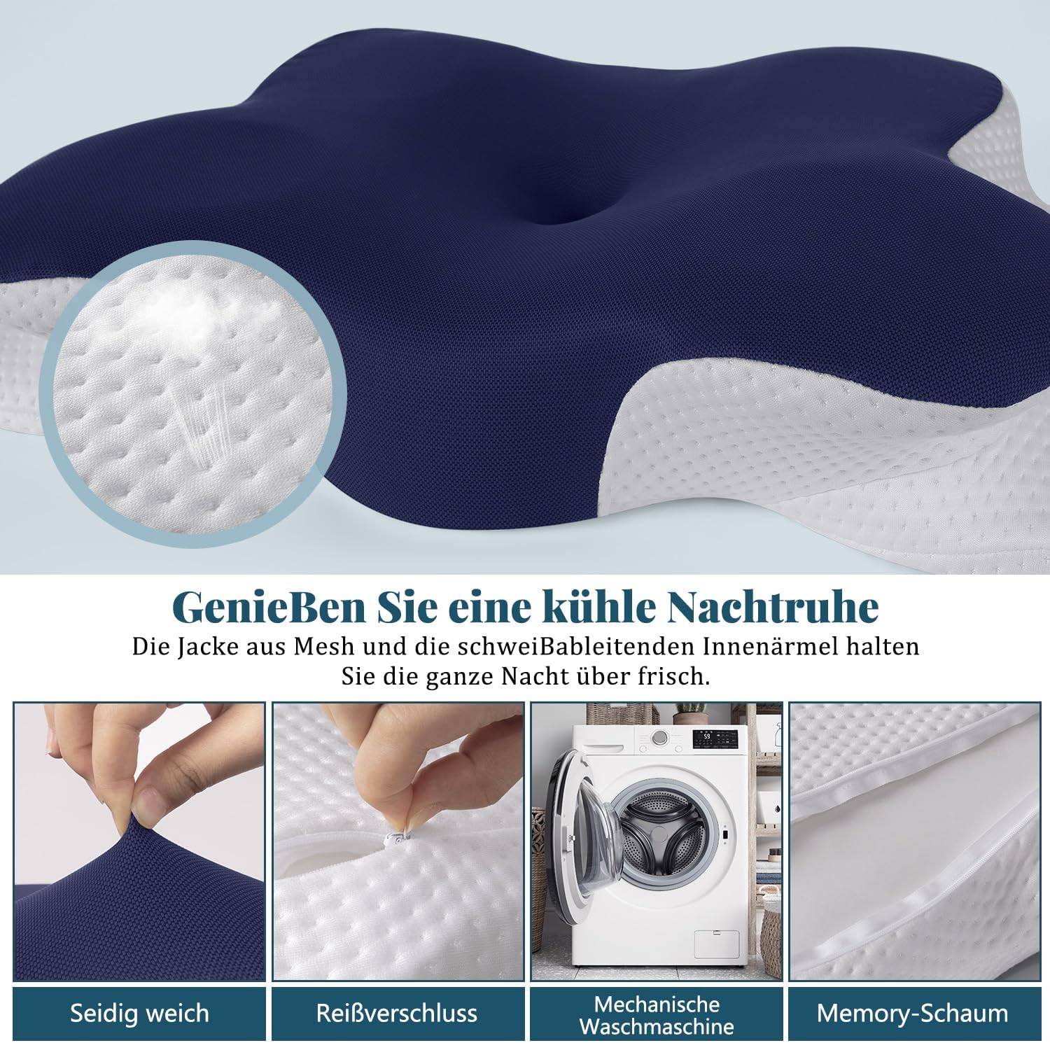 Thumbnail 5 de Nourideaux Nackenkissen für 2 Höhenoptionen