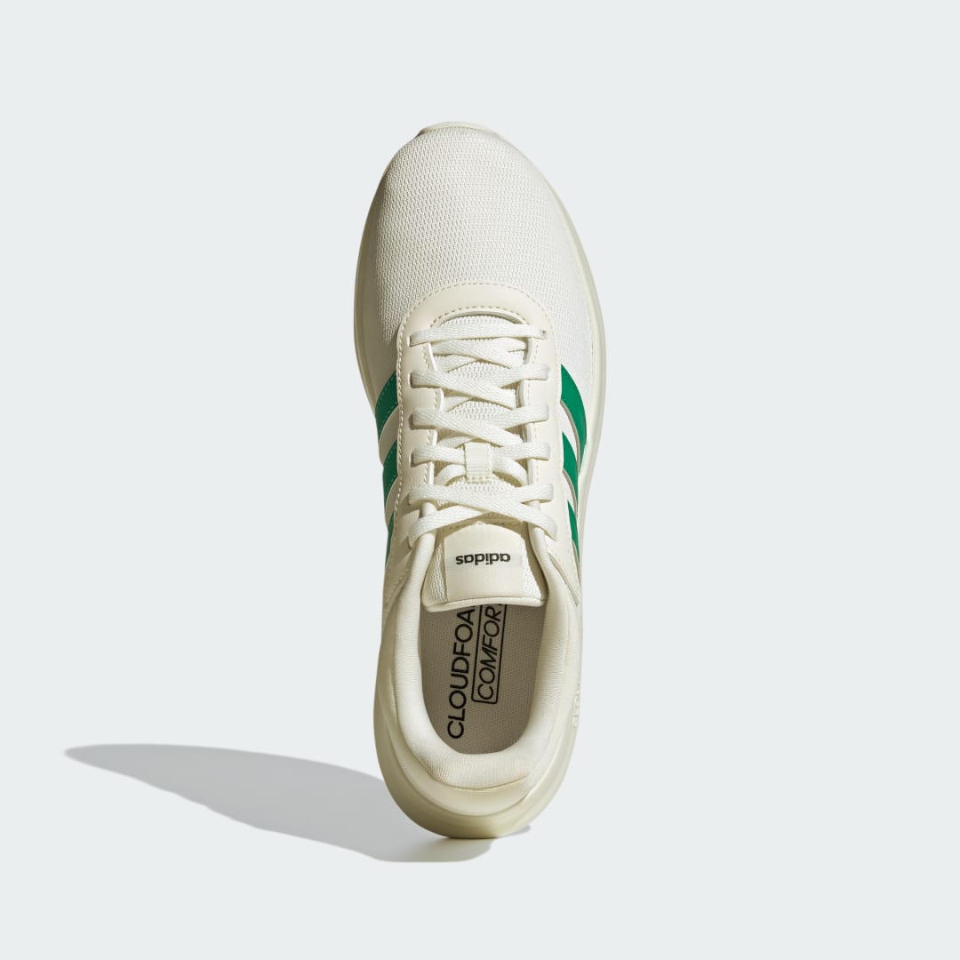 Detalle 2 de Zapatilla Lite Racer 4.0 de Adidas: comodidad diaria en color blanco