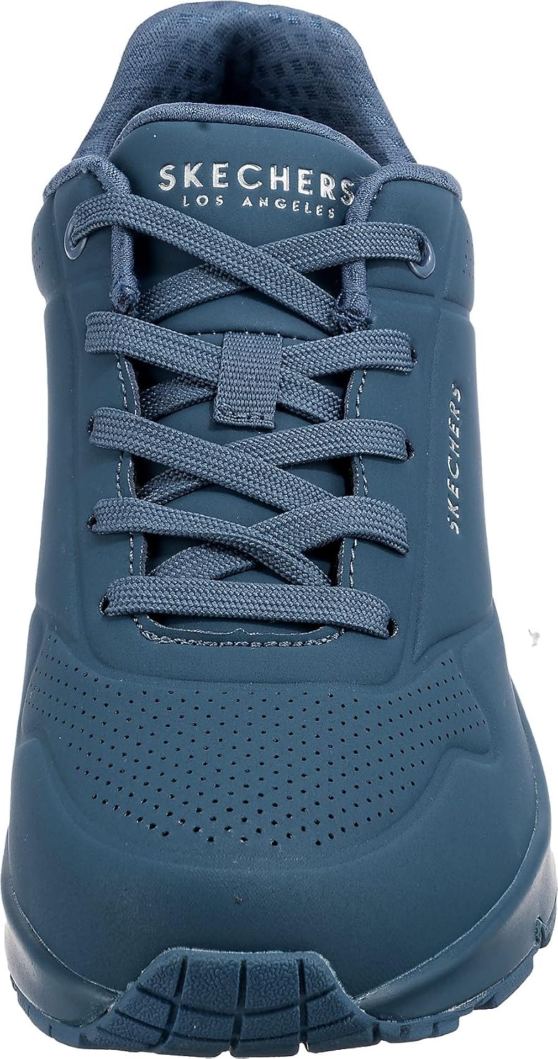 Thumbnail 3 de Skechers Damen Uno Stand On Air Trainers – Blau Durabuck/Mesh, Größe 41 EU
