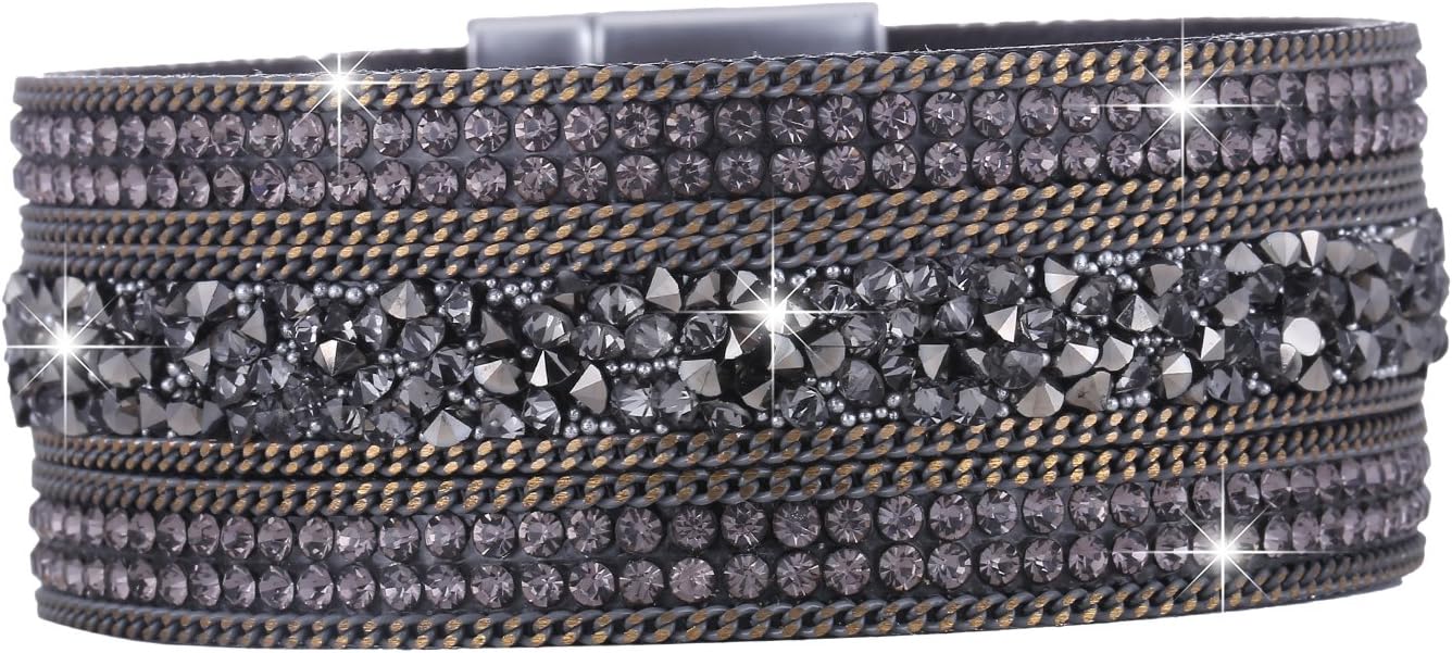 Detalle 2 de Morella Pulsera brillante con cierre magnético 19 cm