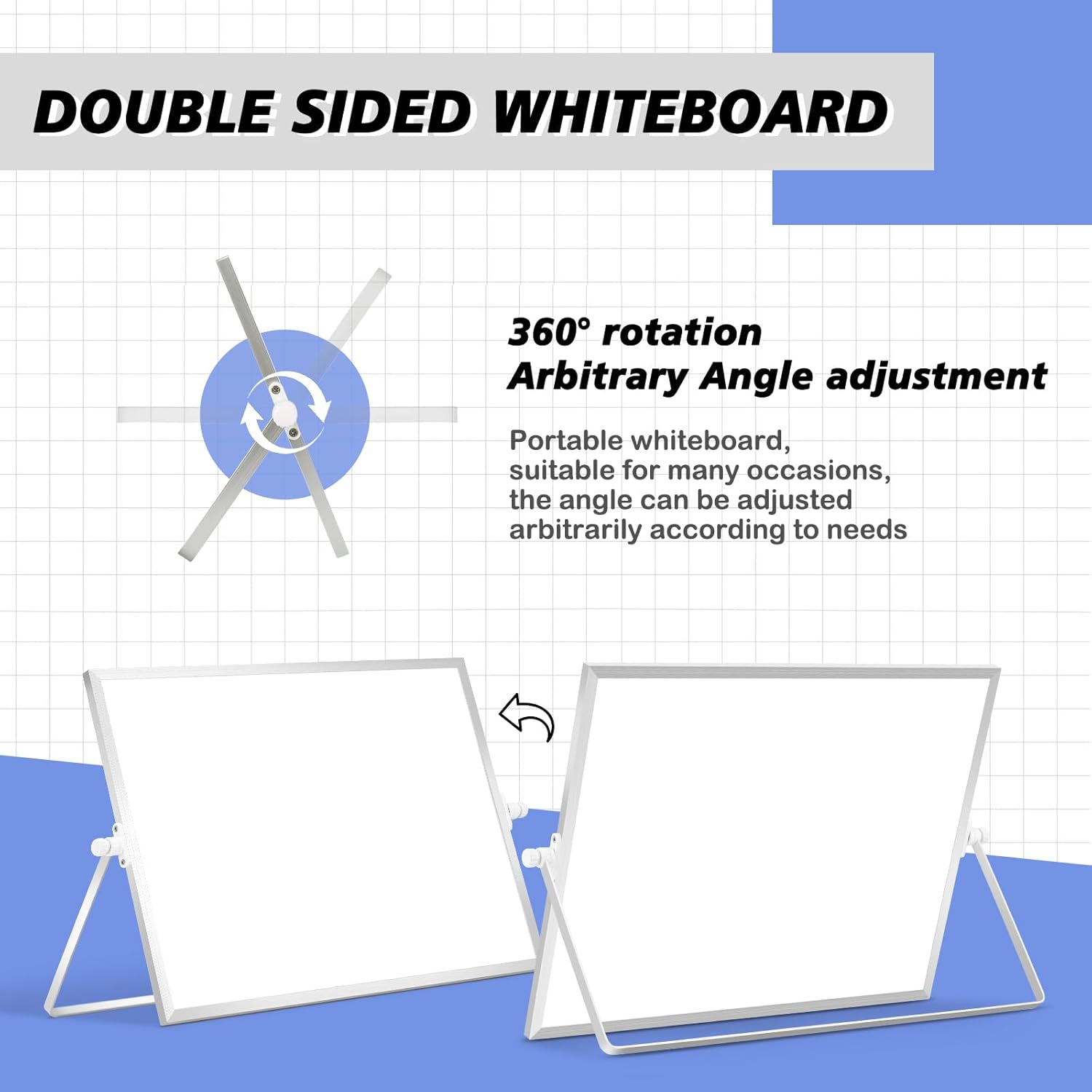 Thumbnail 4 de DOLLAR BOSS Magnetic Desktop Whiteboard 30x40 cm 📝