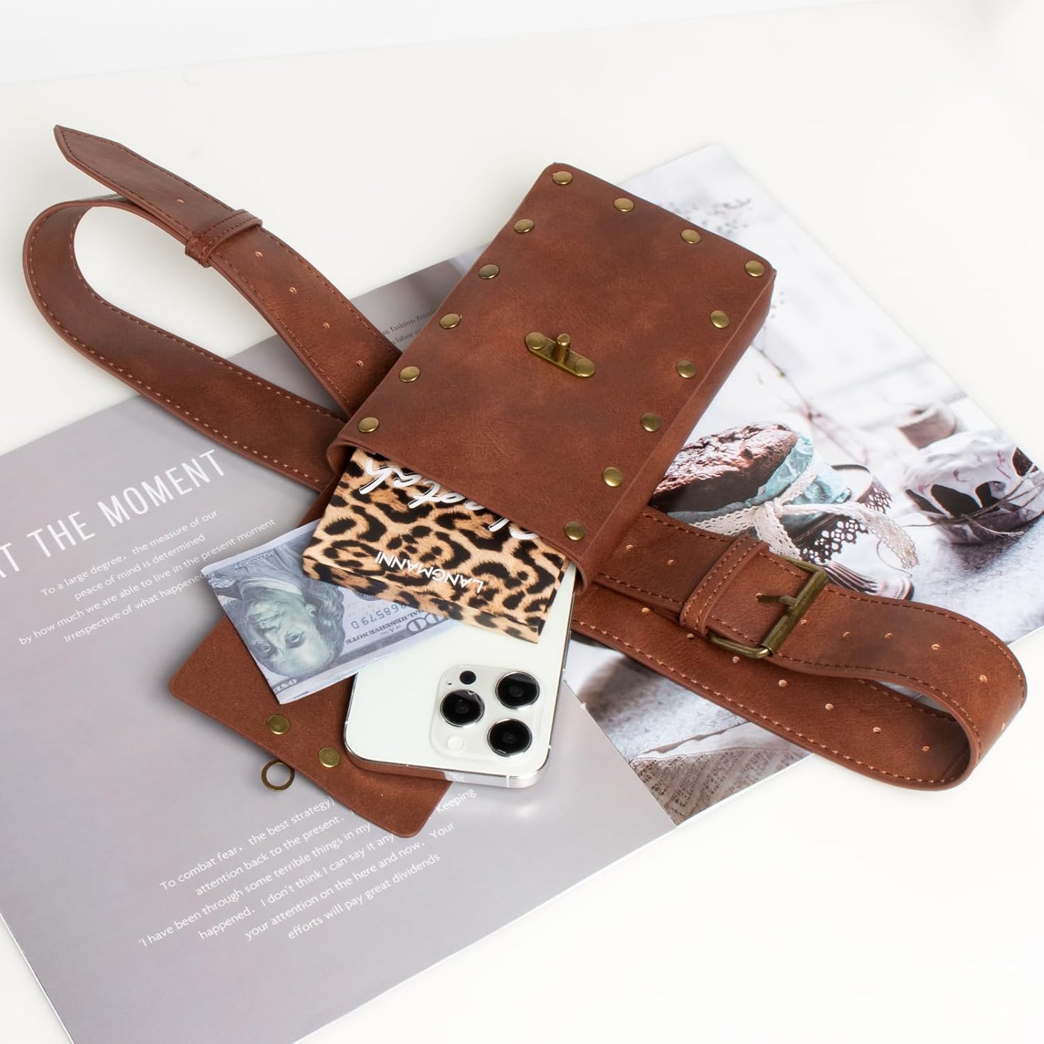 Thumbnail 2 de Belt Pouch Waist Bag with 49-Inch Strap