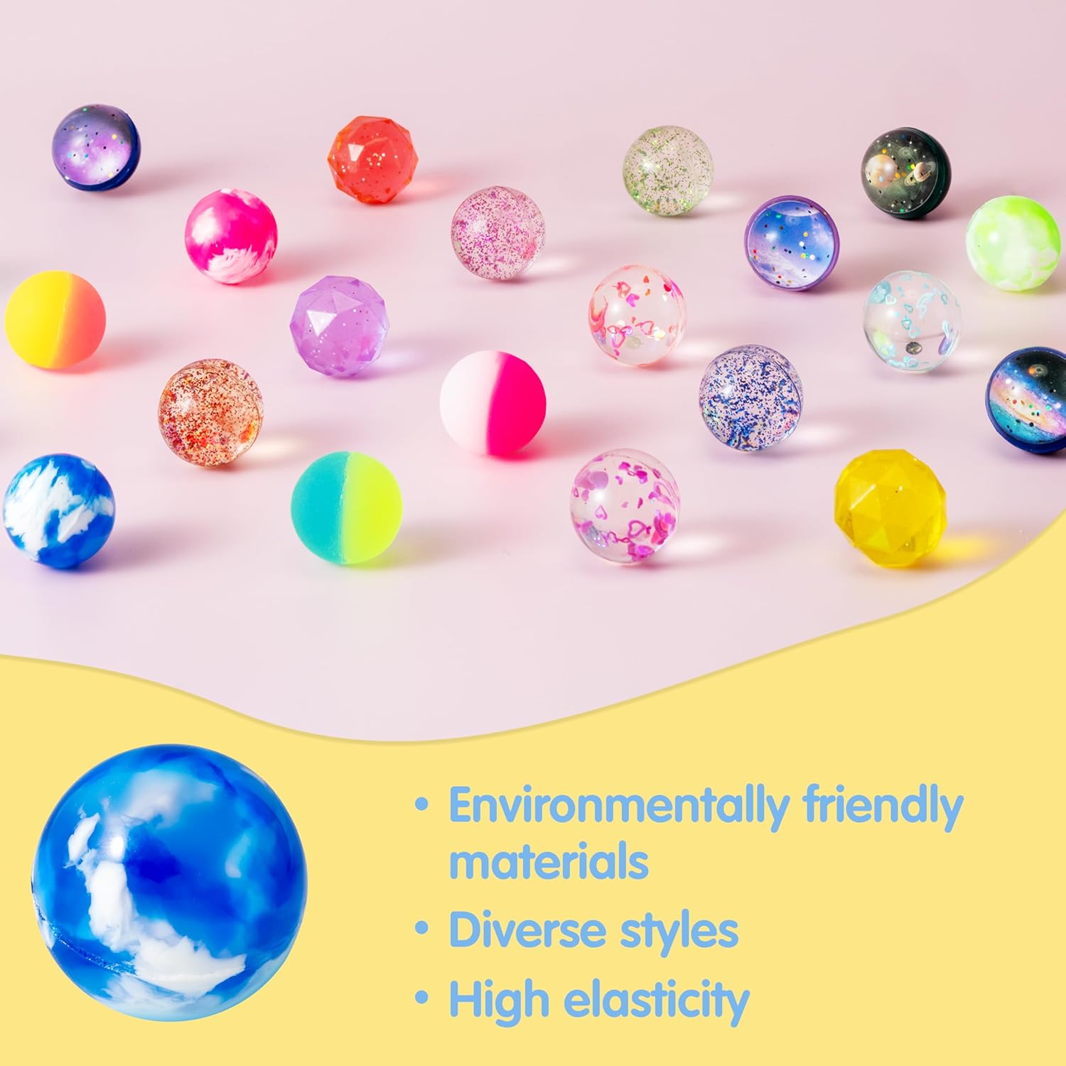 Detalle 2 de JOYIN 24 PCS Multistyle Bouncy Balls