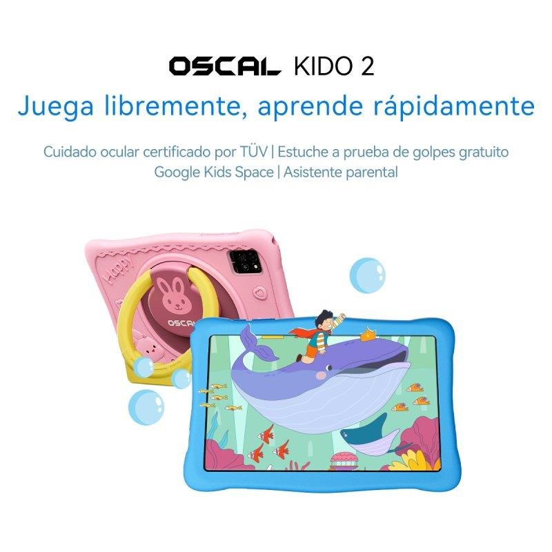 Detalle 2 de Tablet OSCAL KIDO 2 10,1" WiFi 4GB/64GB – Azul
