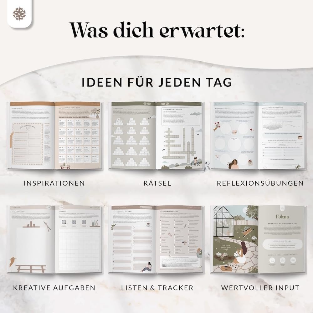 Thumbnail 4 de Lebenskompass Beschäftigungsbuch – 100 kreative Beschäftigungen