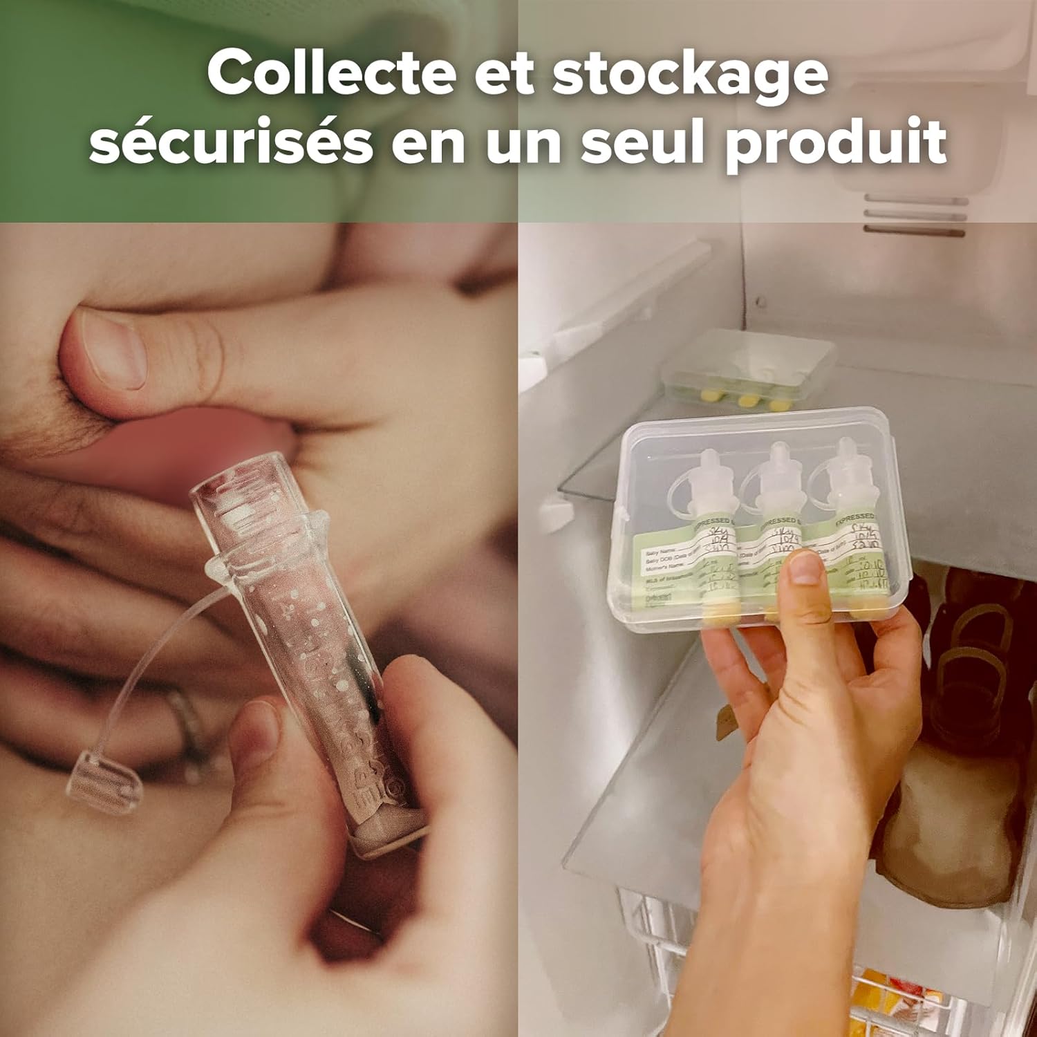 Thumbnail 2 de haakaa Kit collecteur de colostrum avec lingette coton et boîte de rangement – prêt à l’emploi, sans BPA, 4 ml (6 pièces)