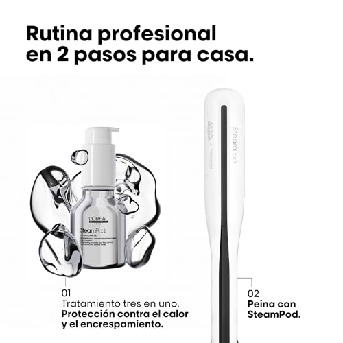 Thumbnail 9 de L’Oréal Professionnel Steampod Plancha de vapor para cabello blanco