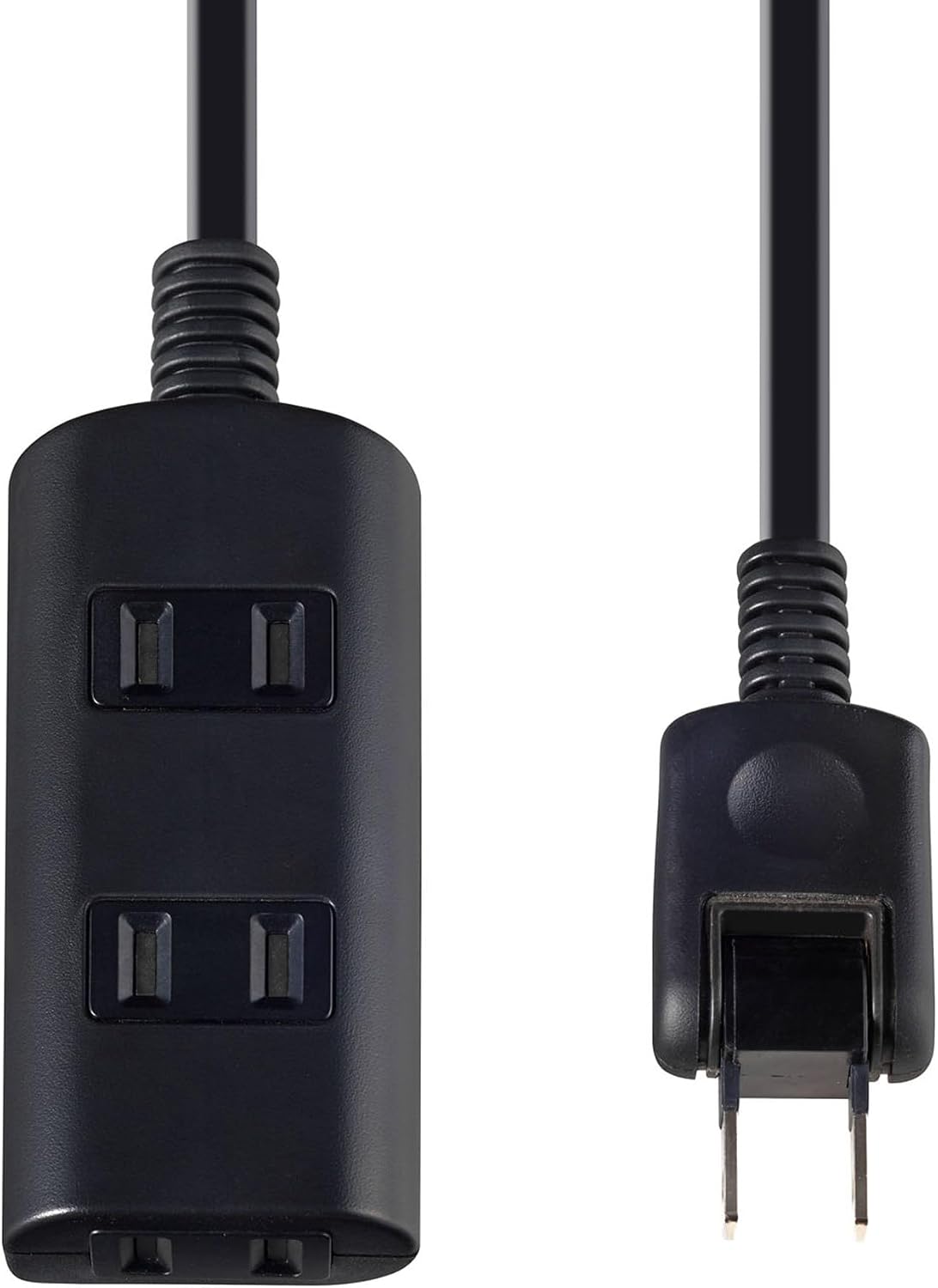 Detalle de エルパ(ELPA) WBT-N3050B(BK) 電源タップ 5m・3個口・扉付き・180°回転プラグ