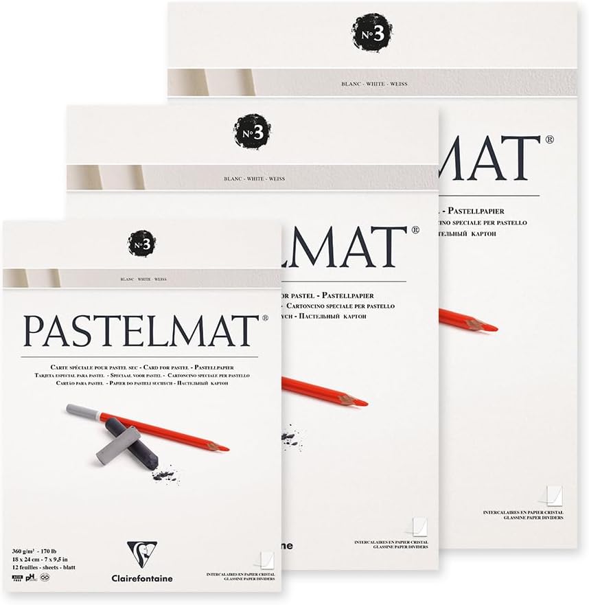 Detalle 1 de Clairefontaine 96001C Pastelmat 18x24 360g