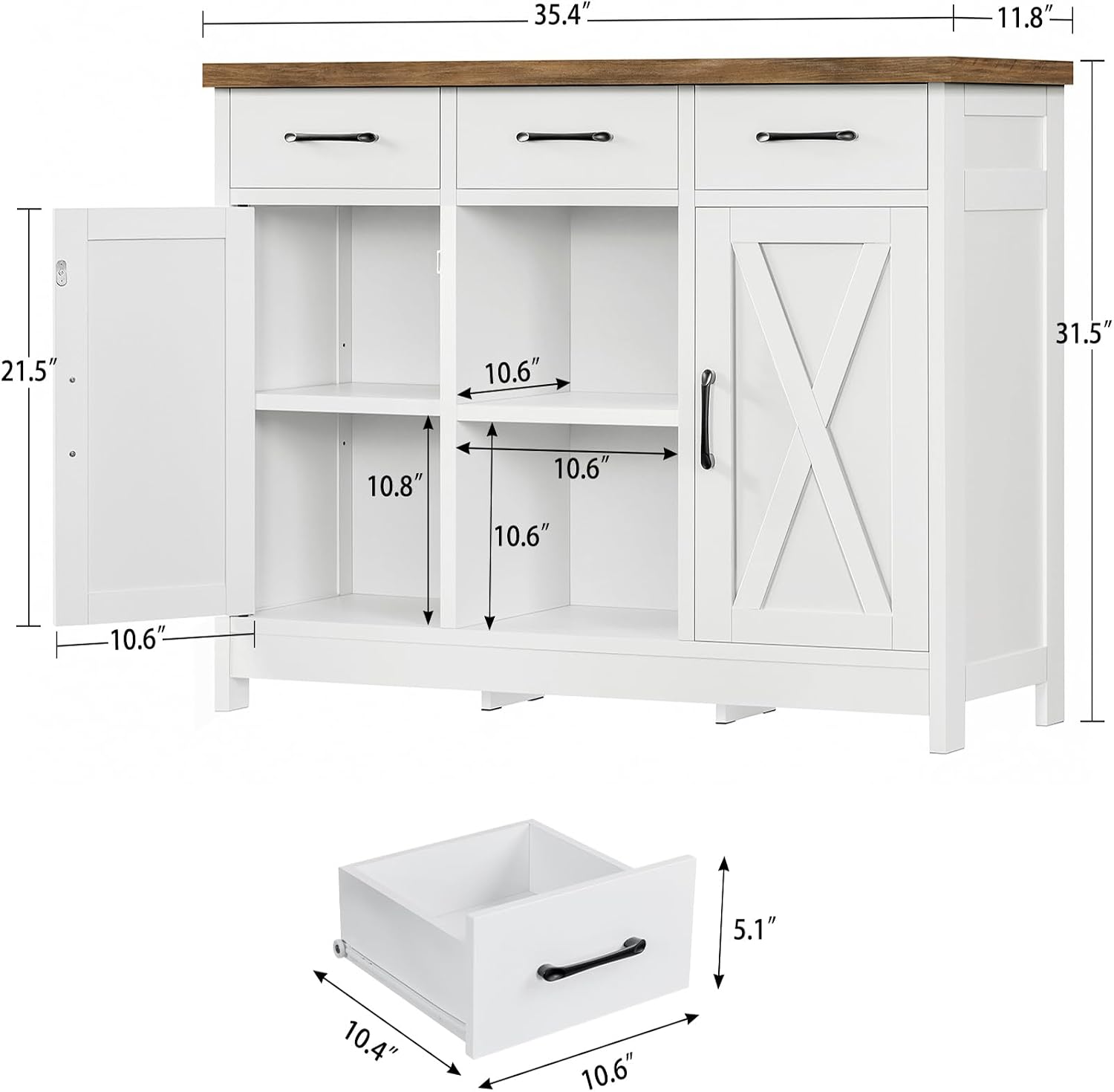 Detalle de TEENFON Storage Cabinet