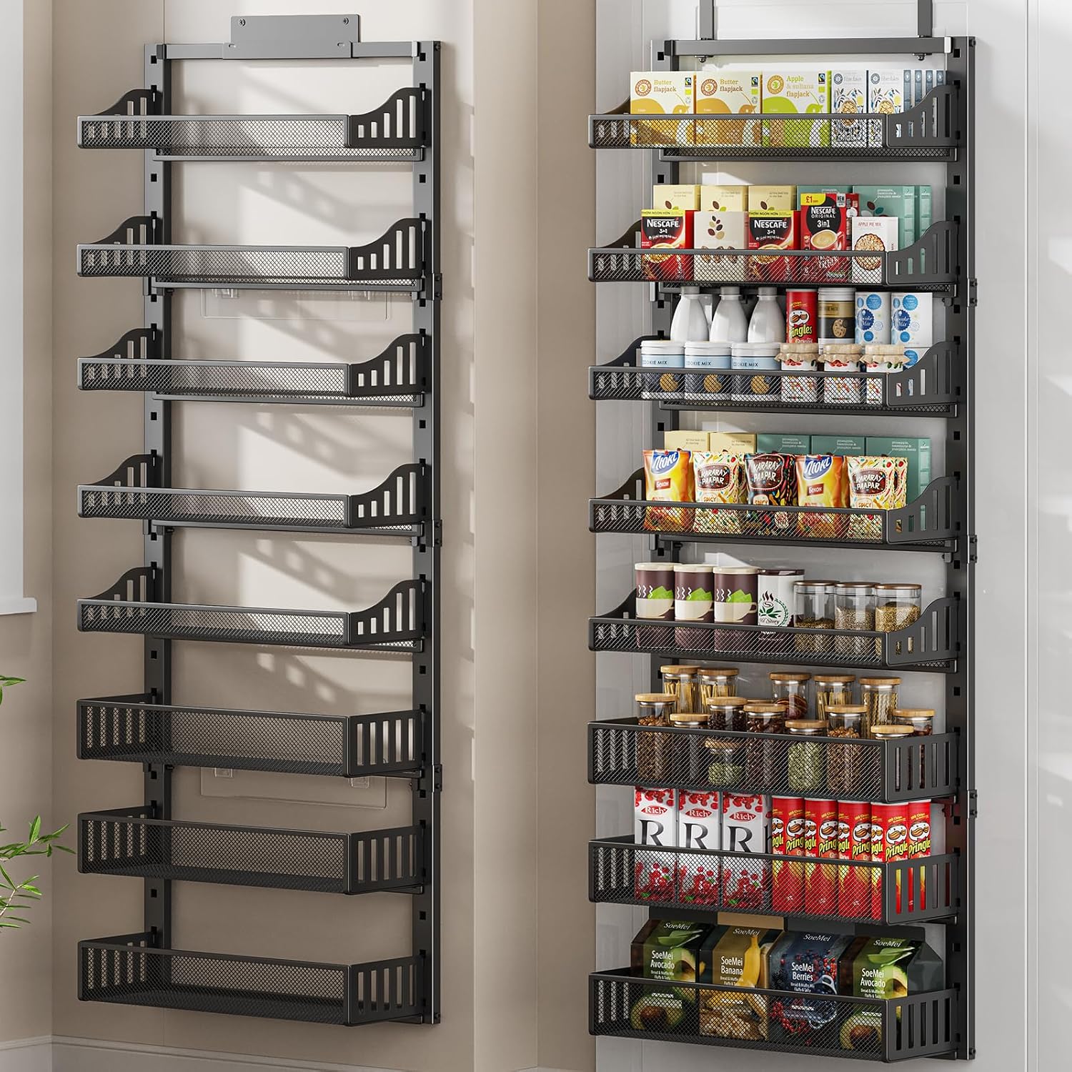 Detalle de POKIPO 8-Tier Over the Door Pantry Organizer