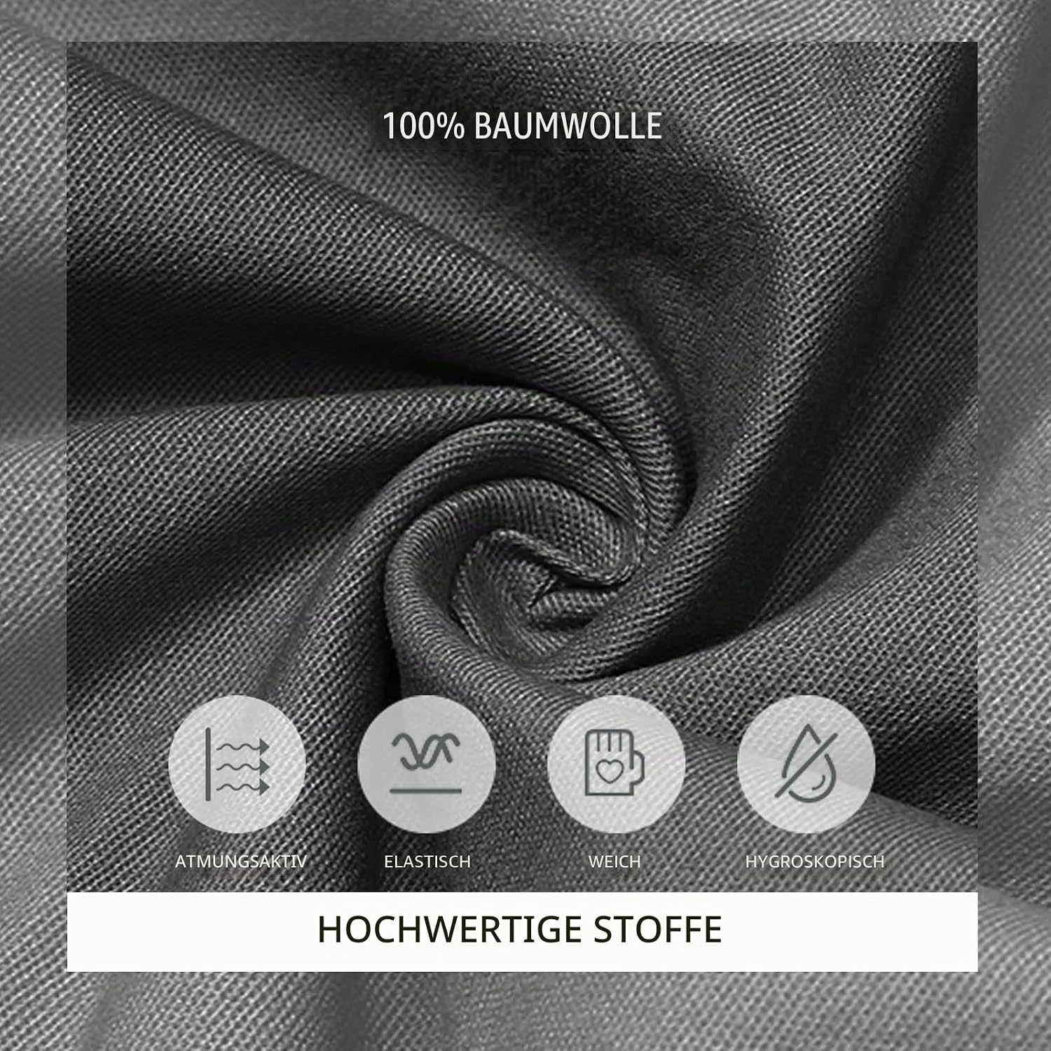 Thumbnail 4 de LIUPMWE Herren Chino Cargo Hose mit Kordelzug – Baumwoll Jogginghose mit Taschen