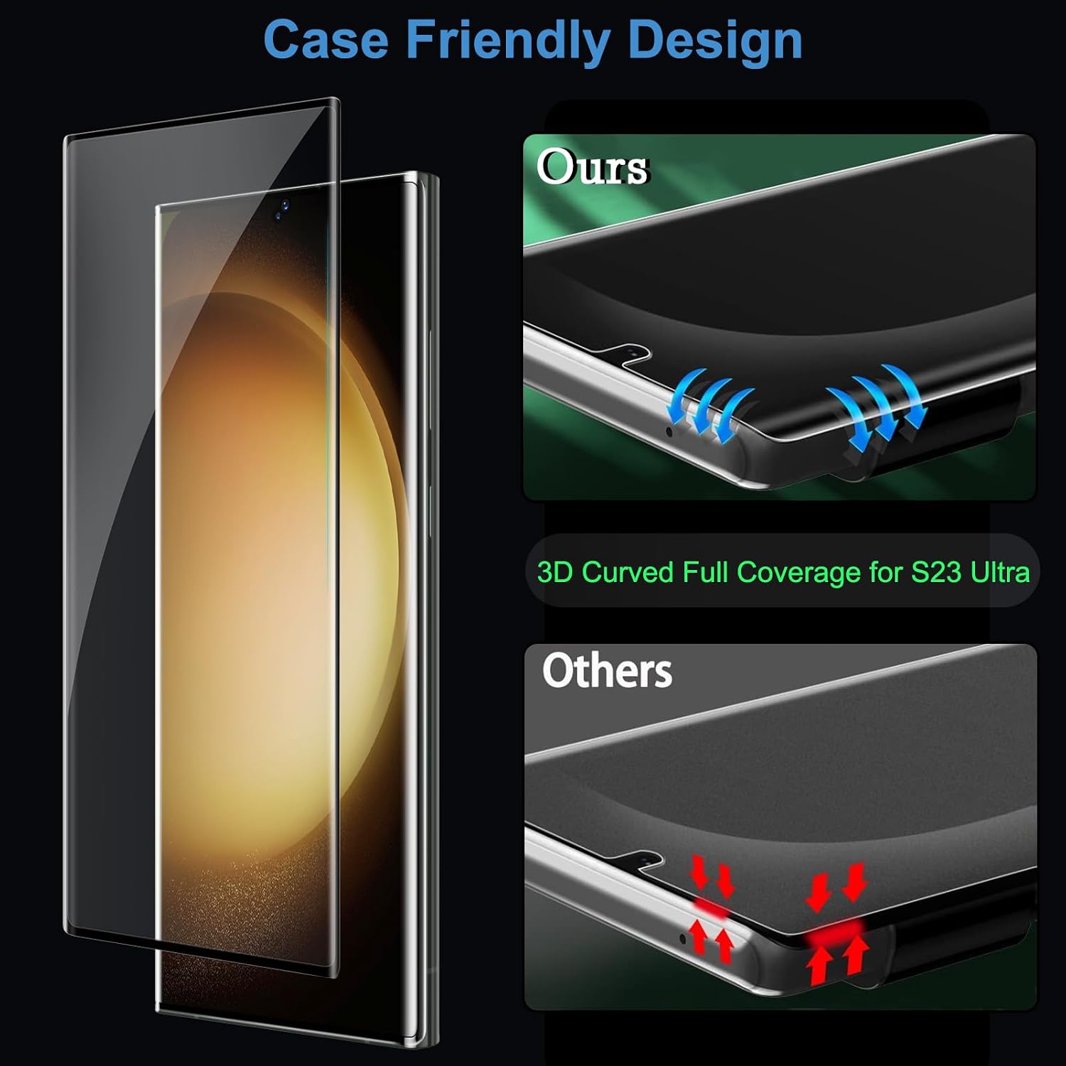 Thumbnail 5 de Galaxy S23 Ultra Screen Protector 3-Pack