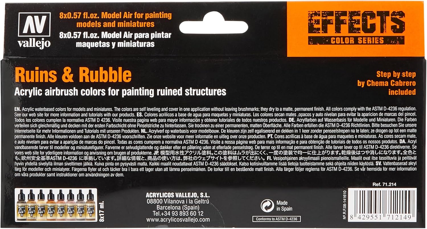 Thumbnail 2 de Vallejo 071214, 8 kits modélisme 17 mL ⚙️