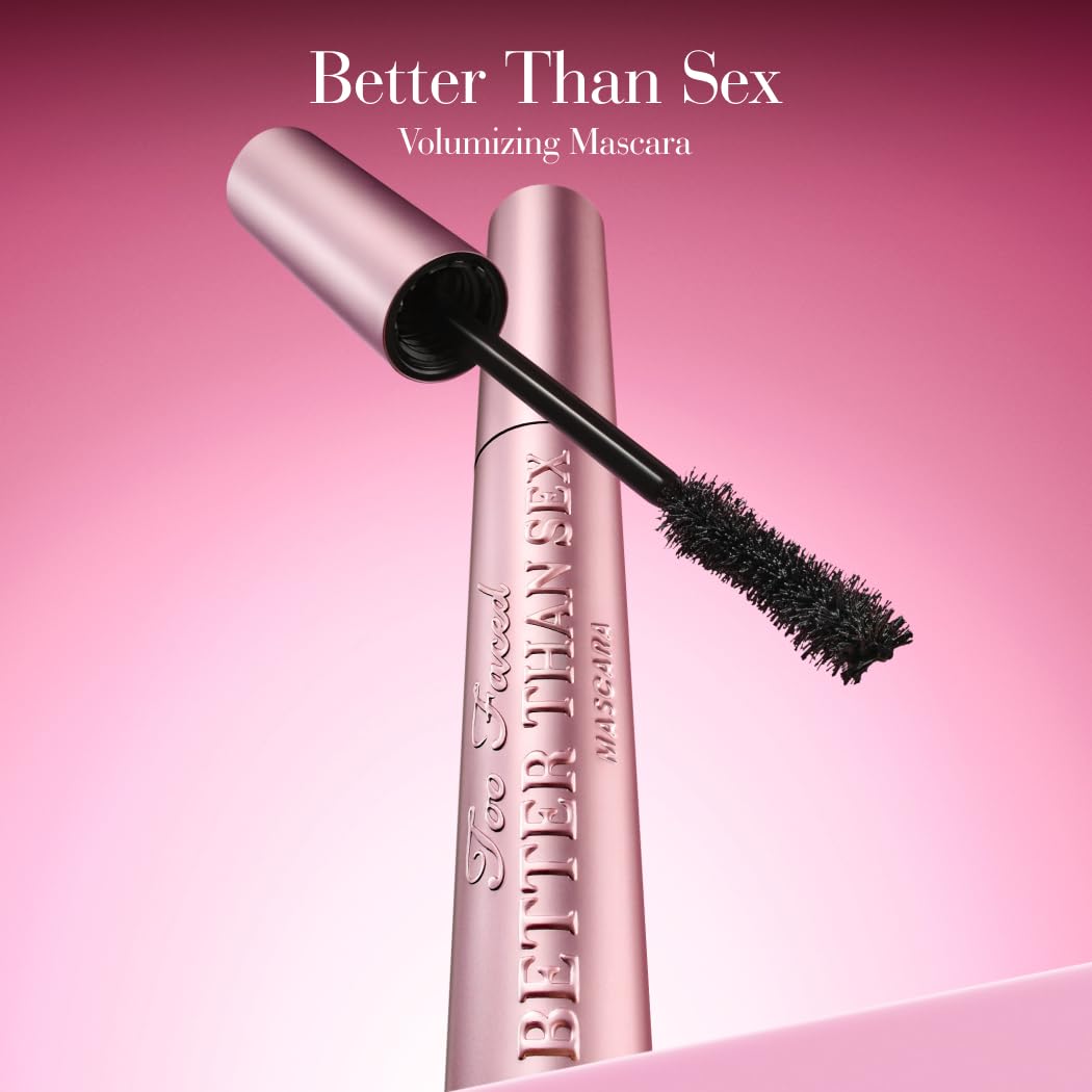 Detalle de Too Faced Better Than Sex Volumizing and Lengthening Mascara — Vegan, Cruelty-Free, Hourglass Brush