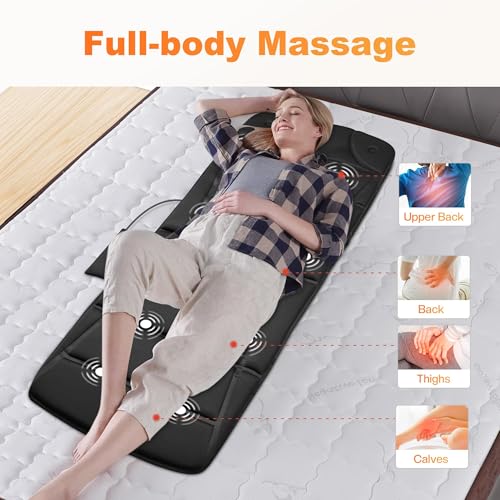 Detalle de CILI Full Body Massage Mat with Heat and Vibration ⚙