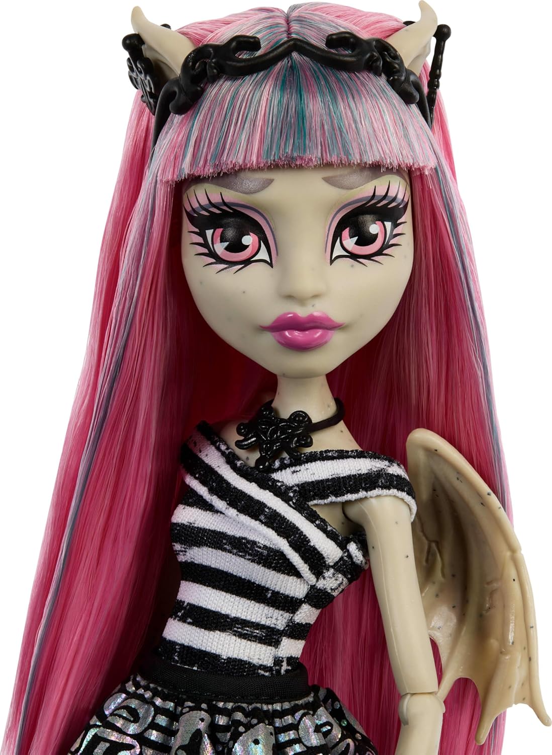 Detalle 2 de Monster High Boo-riginal Creeproduction Rochelle Goyle (JHK57) con soporte, diario y gárgola de grifo