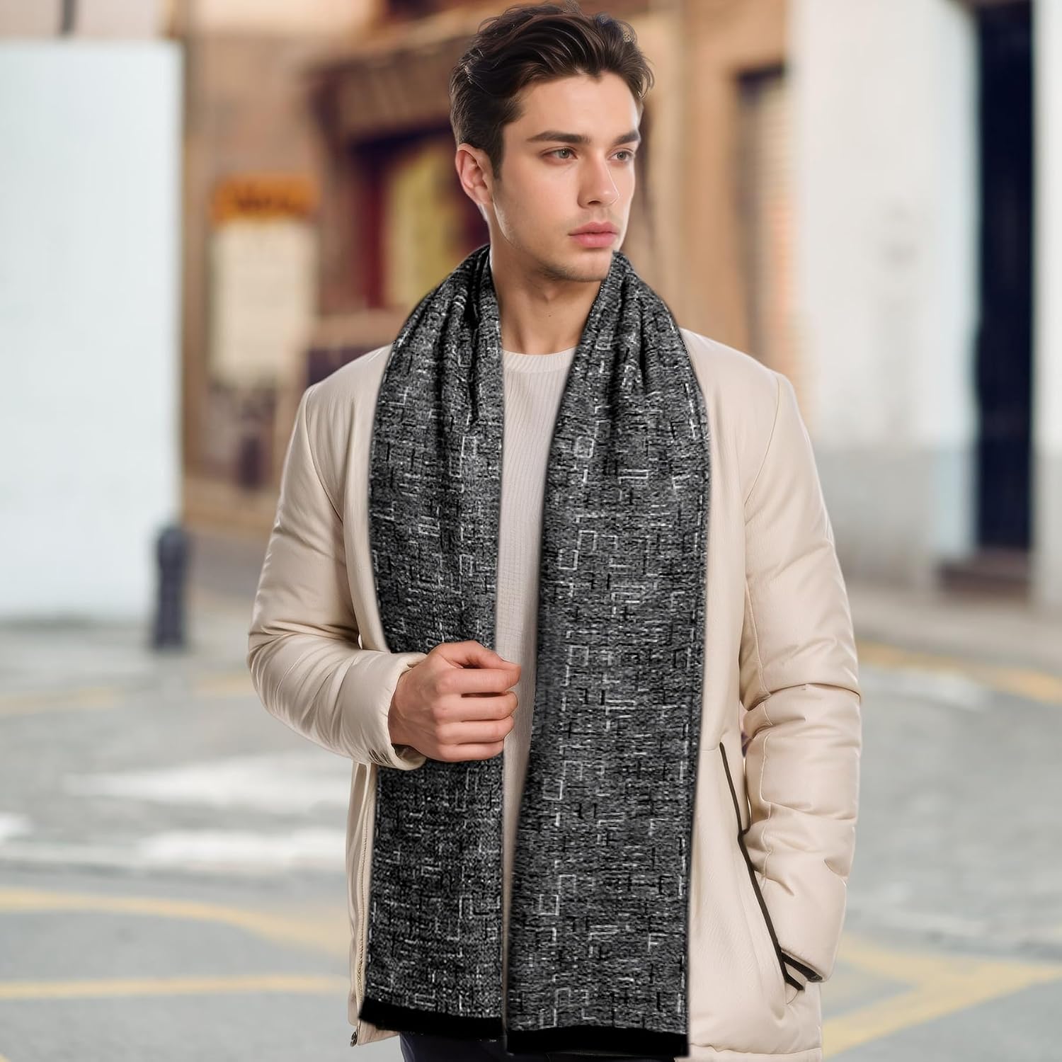 Detalle 2 de Lamca Cashmere-Like Winter Scarf