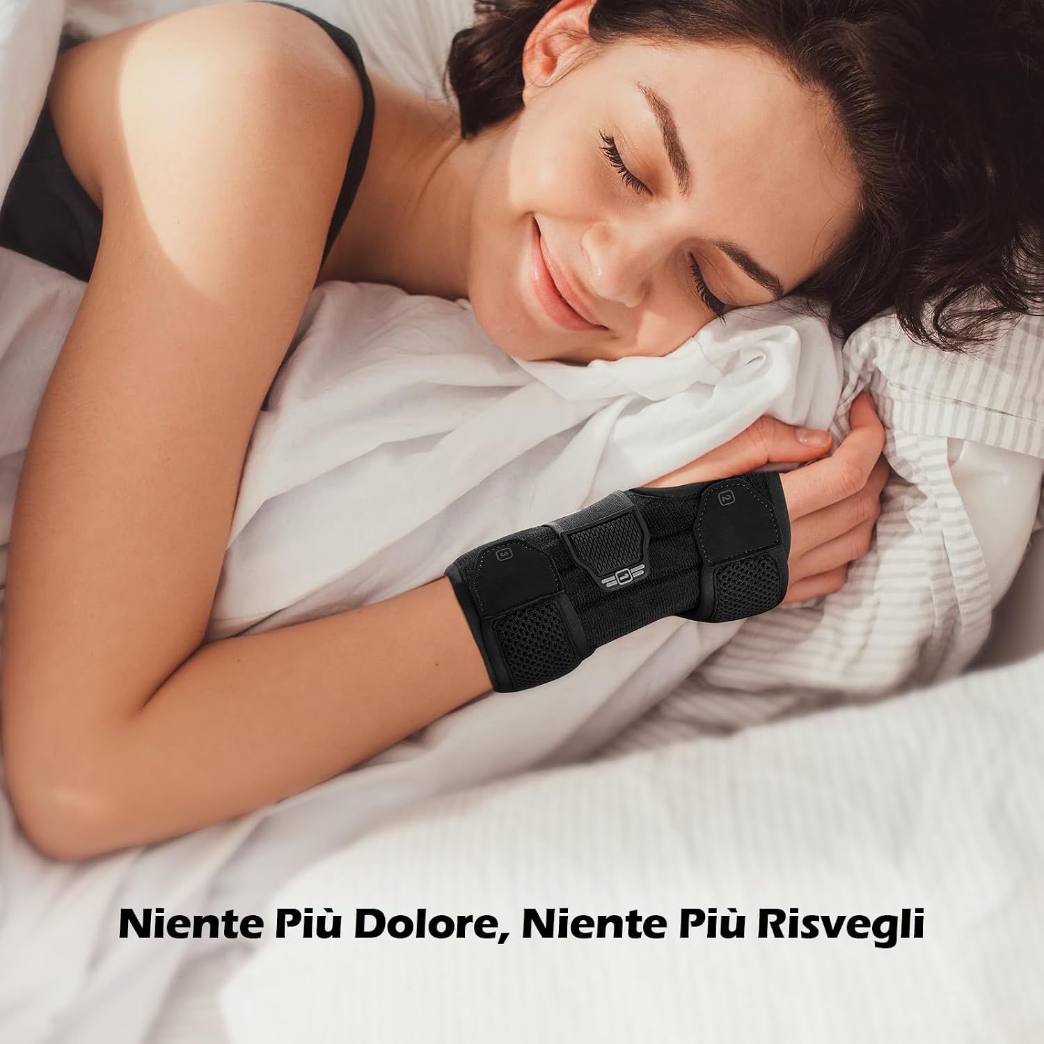 Detalle de FREETOO Stabile Tutore Polso Destro con 3 Stecche Metallo – Comfort e Supporto per Tunnel Carpale, Tendinite e Distorsioni