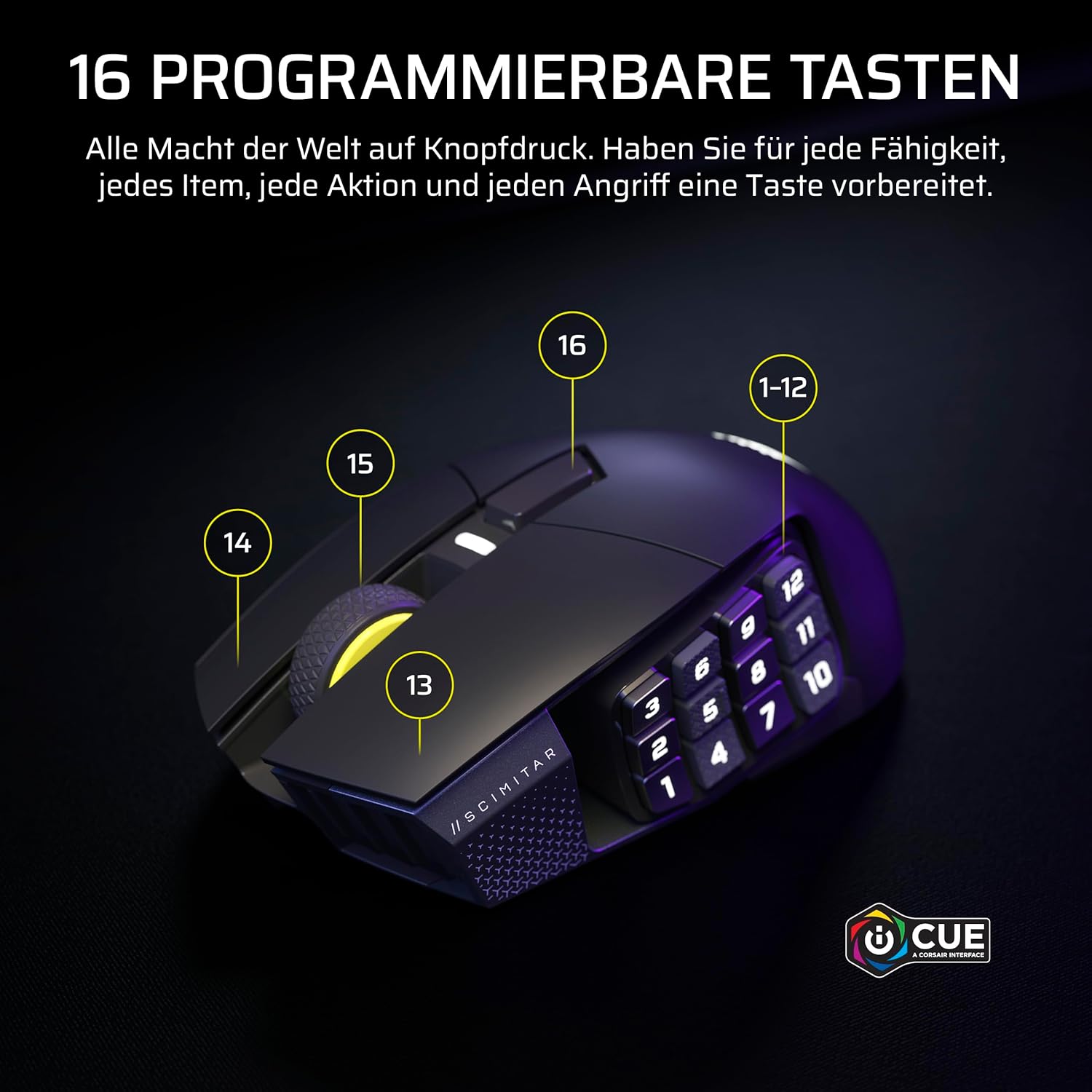 Thumbnail 2 de Corsair Scimitar Elite Wireless SE 33.000 DPI