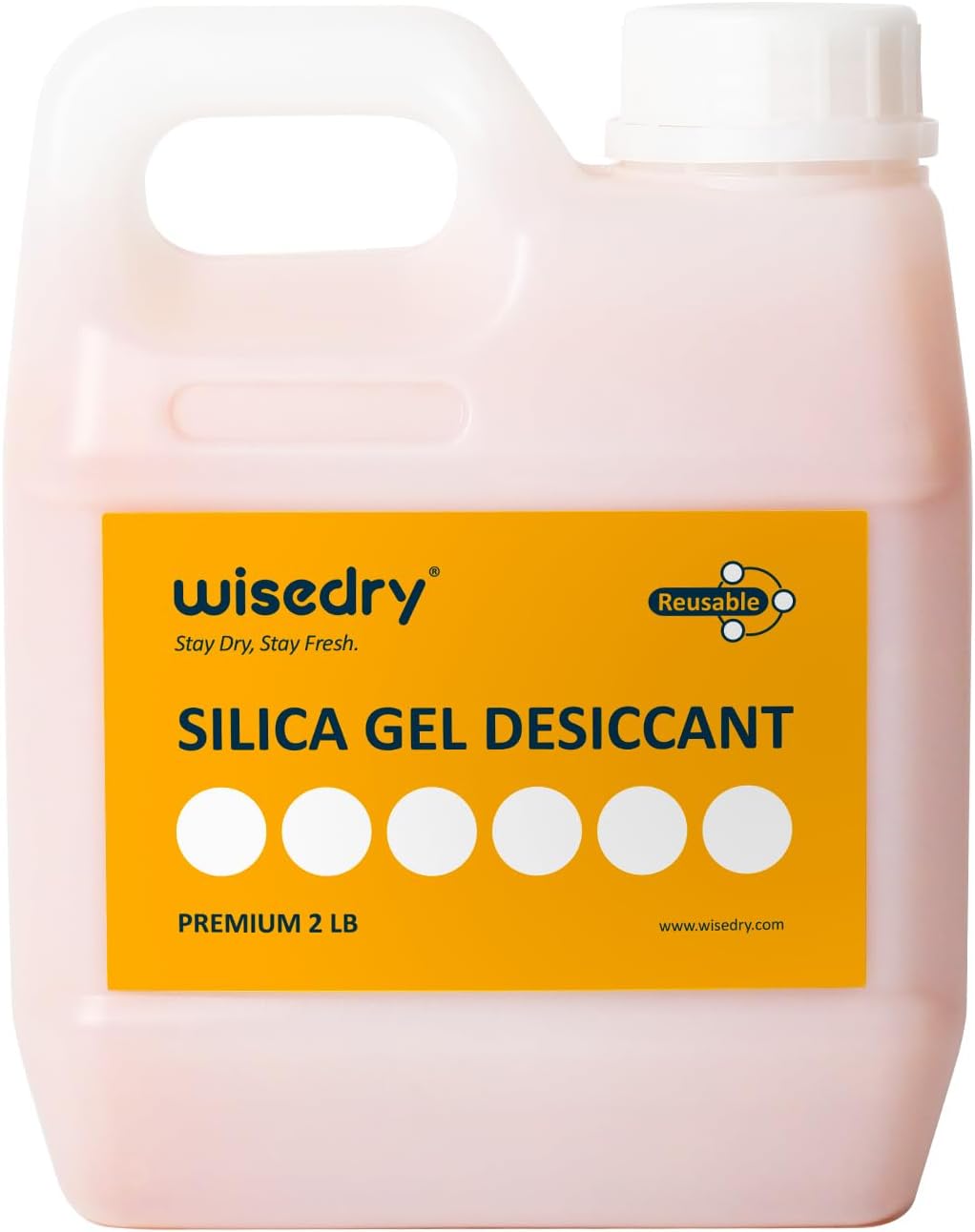 Detalle de wisedry Perlas desecantes 0,9 kg reutilizables