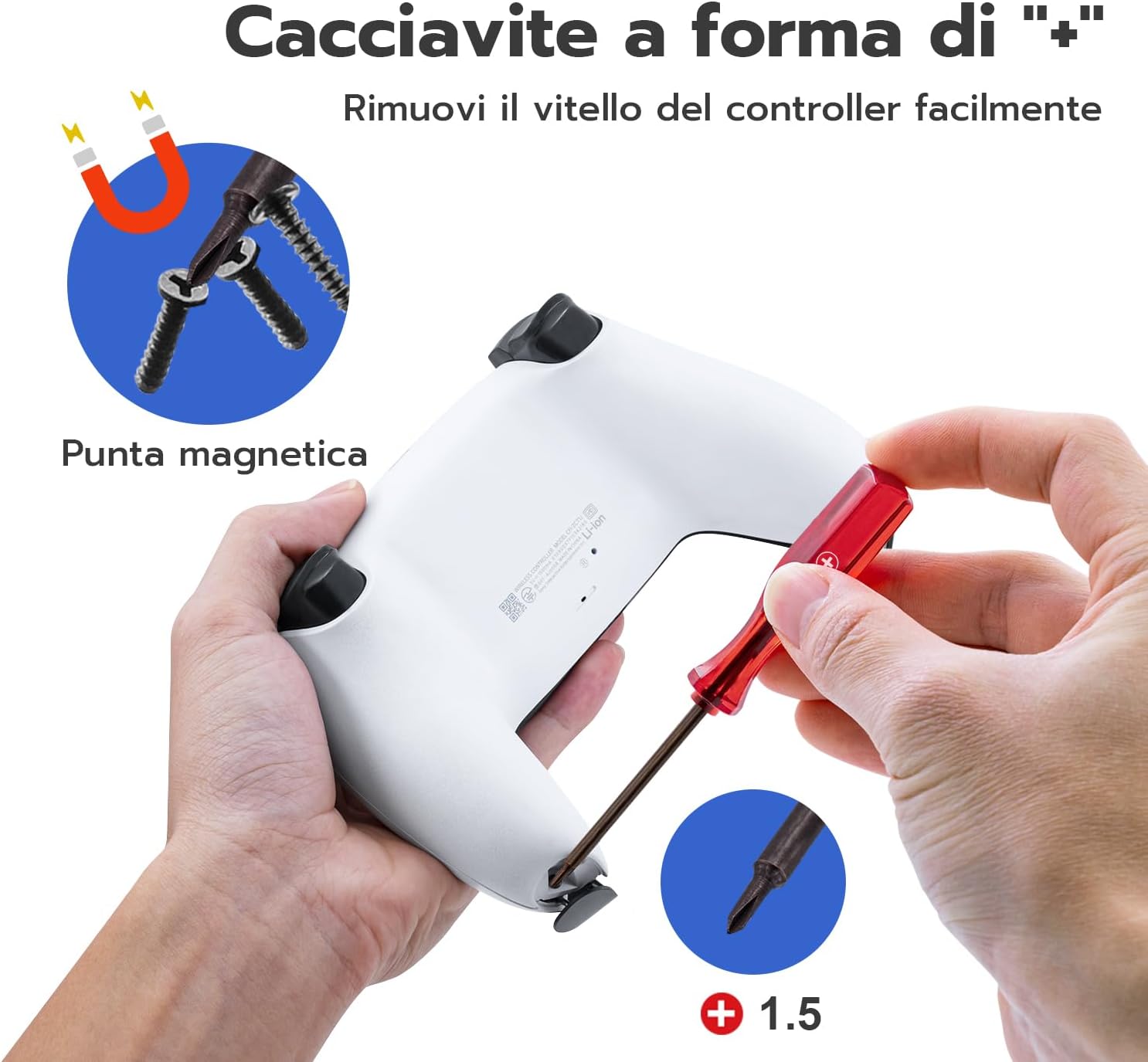 Thumbnail 4 de Mcbazel Levette Analogiche per PS5 Joystick