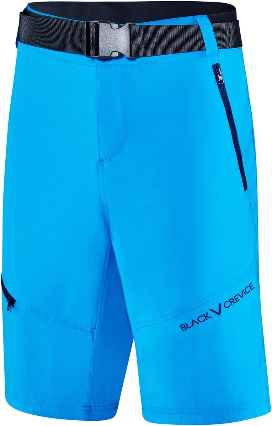 Detalle de Black Crevice Pantalon de randonnée court pour homme – Nylon et élasthanne, imperméable et respirant