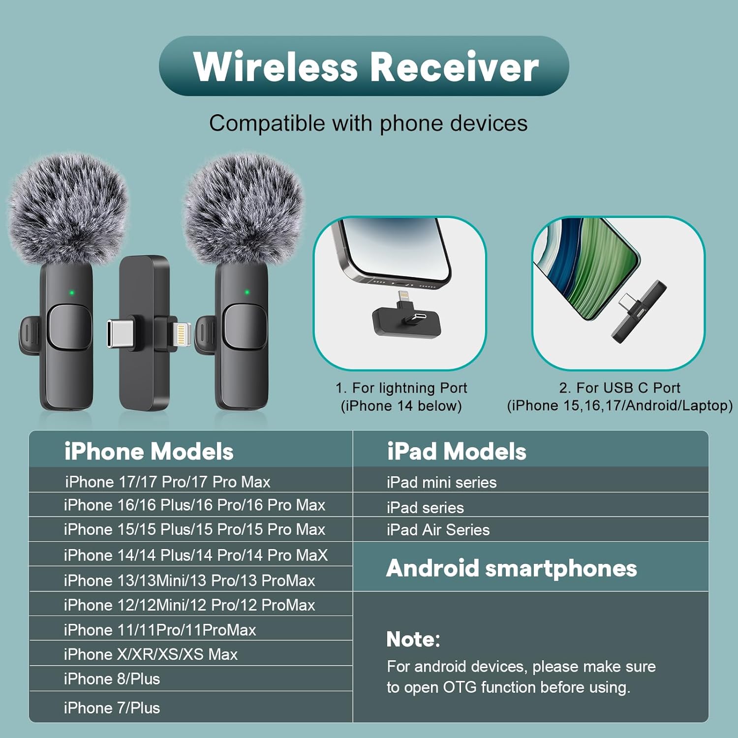 Detalle 2 de MAYBESTA Wireless Mini Mic for iPhone ⚙