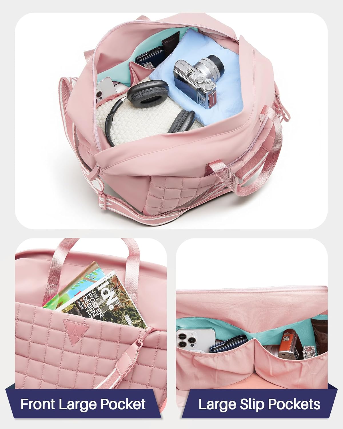 Thumbnail 4 de Arxus Travel Duffle Bag for Women: Crossbody Gym Carry-On Holdall