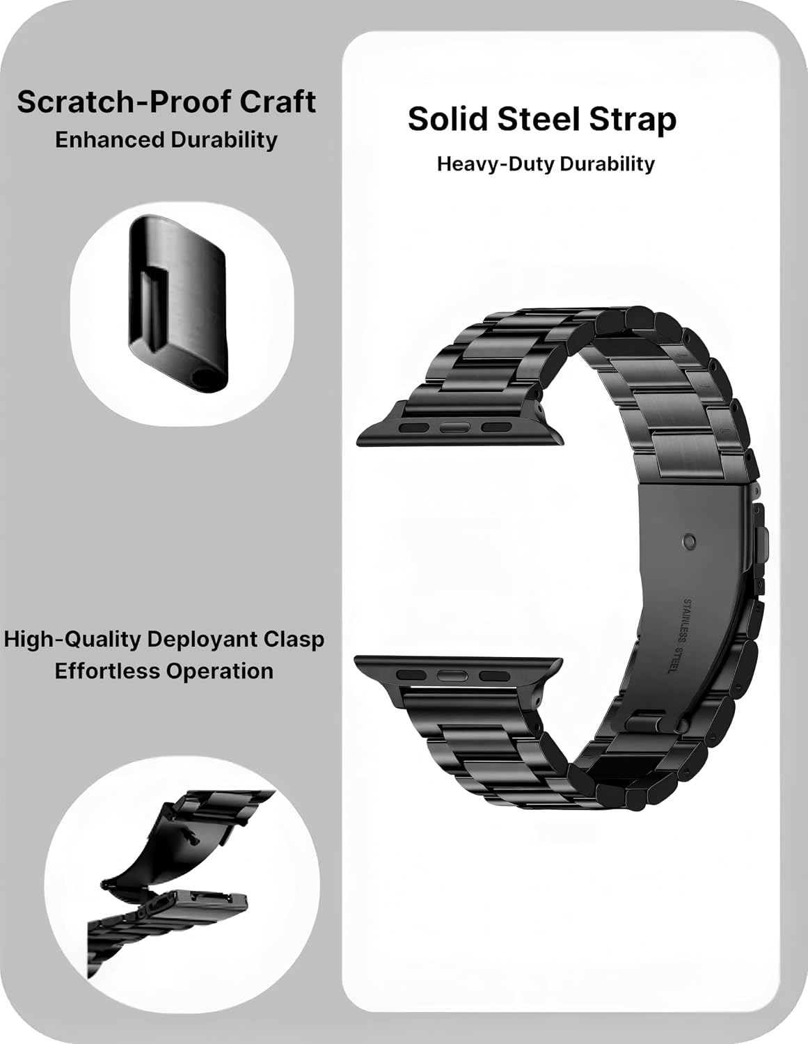 Thumbnail 3 de Hongxinzhan Edelstahl Armband Apple Watch 46mm
