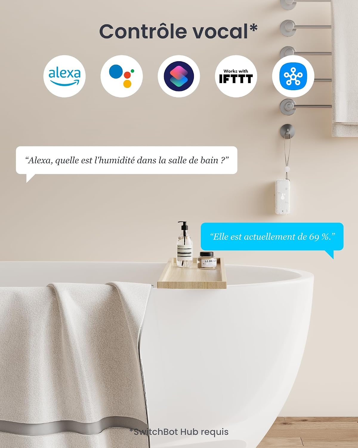 Thumbnail 6 de SwitchBot IP65 Hygromètre Thermomètre 100m 📟