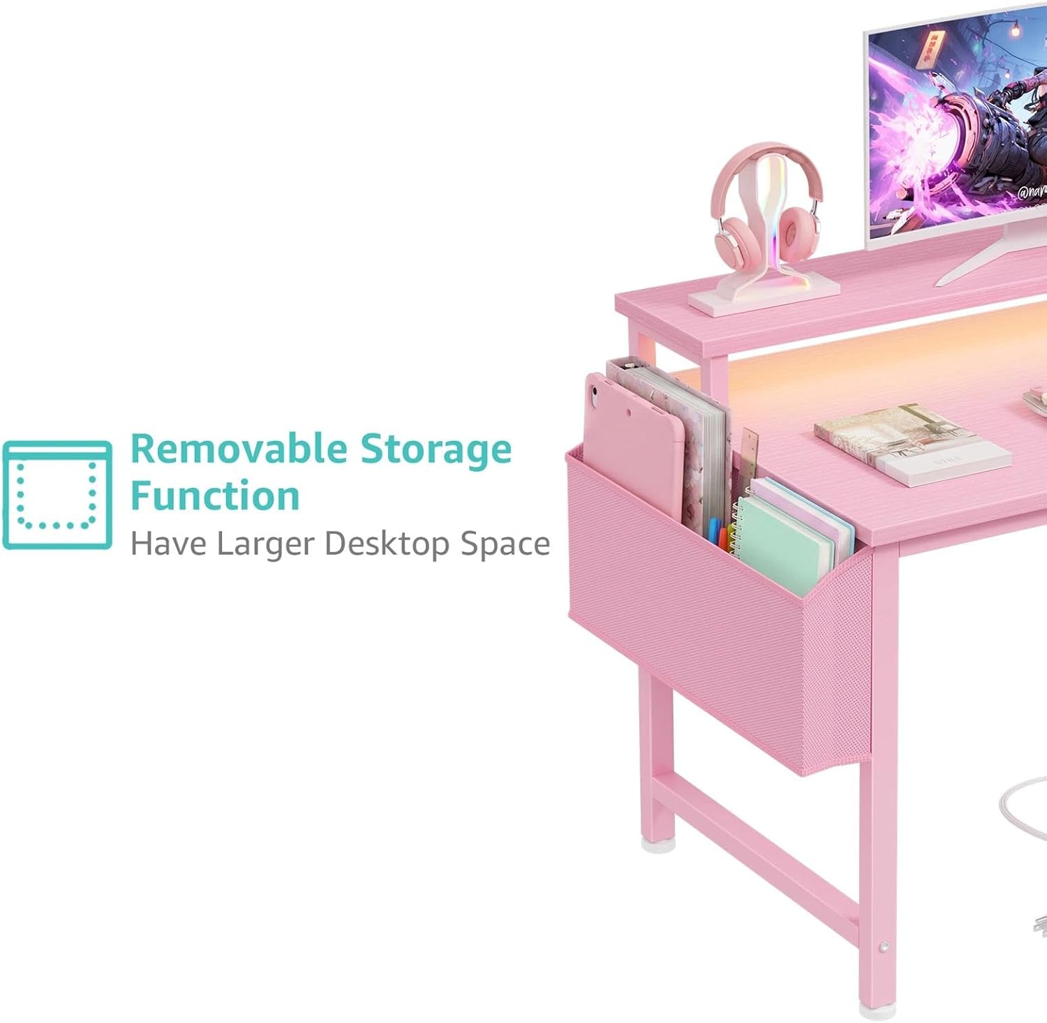 Thumbnail 6 de Lufeiya Gaming Desk, 40-Inch